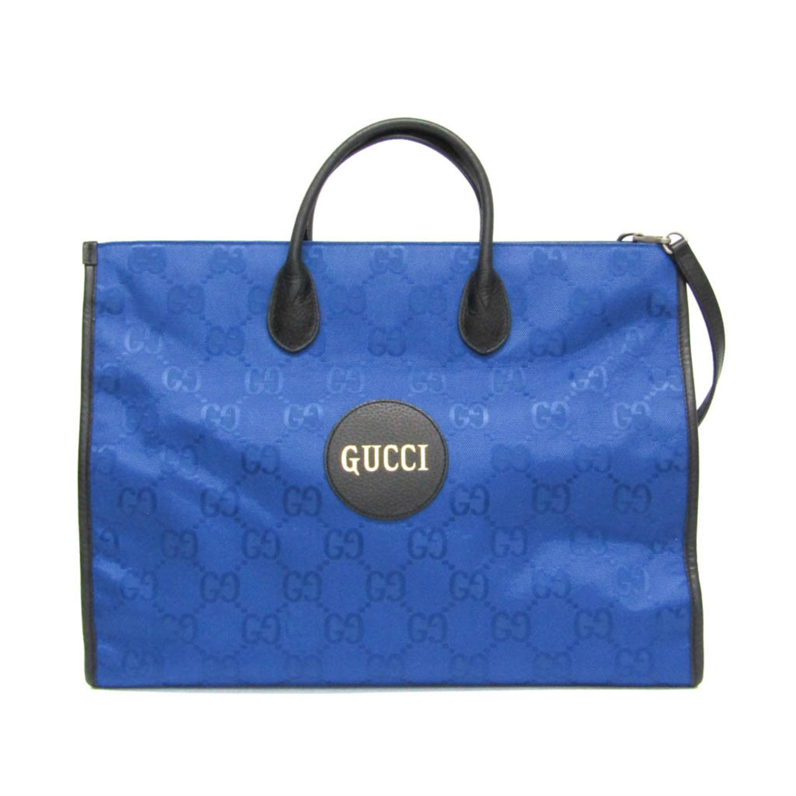 Gucci Handbag Shoulder Bag Nylon Canvas Leather: Gucci Handbag Shoulder Bag Nylon Canvas Leather Gucci's Off the Grid GG shoulder bag is a stylish and versatile accessory, featuring a unique blend of nylon canvas and leather materials. The bag boast