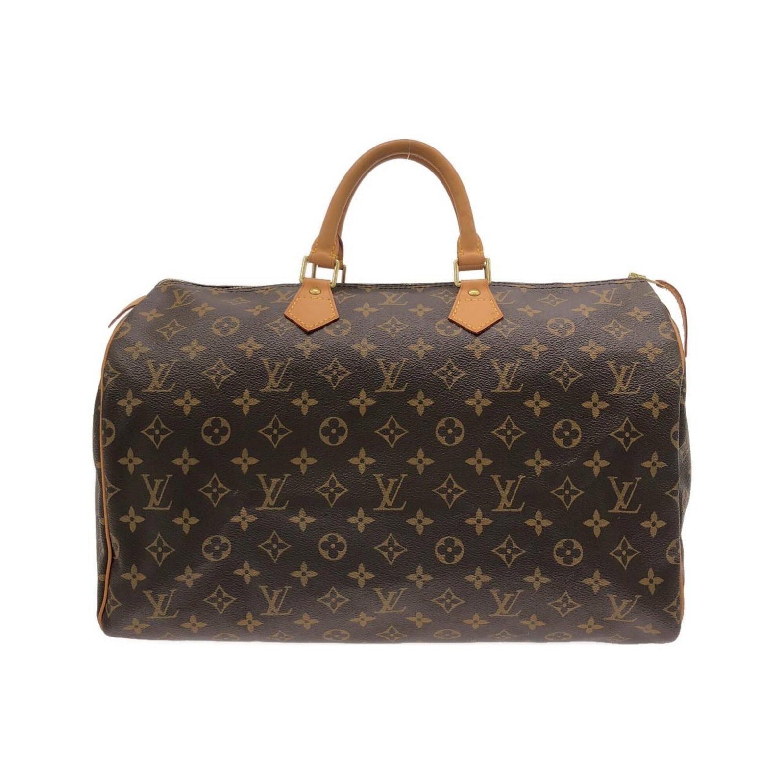 Louis Vuitton Boston Bag Coated Canvas: Louis Vuitton Boston Bag Coated Canvas The Louis Vuitton Boston Bag Coated Canvas boasts a classic design with a timeless, marron hue. Measuring 26cm x 40cm x 19cm, this stylish bag features a coated