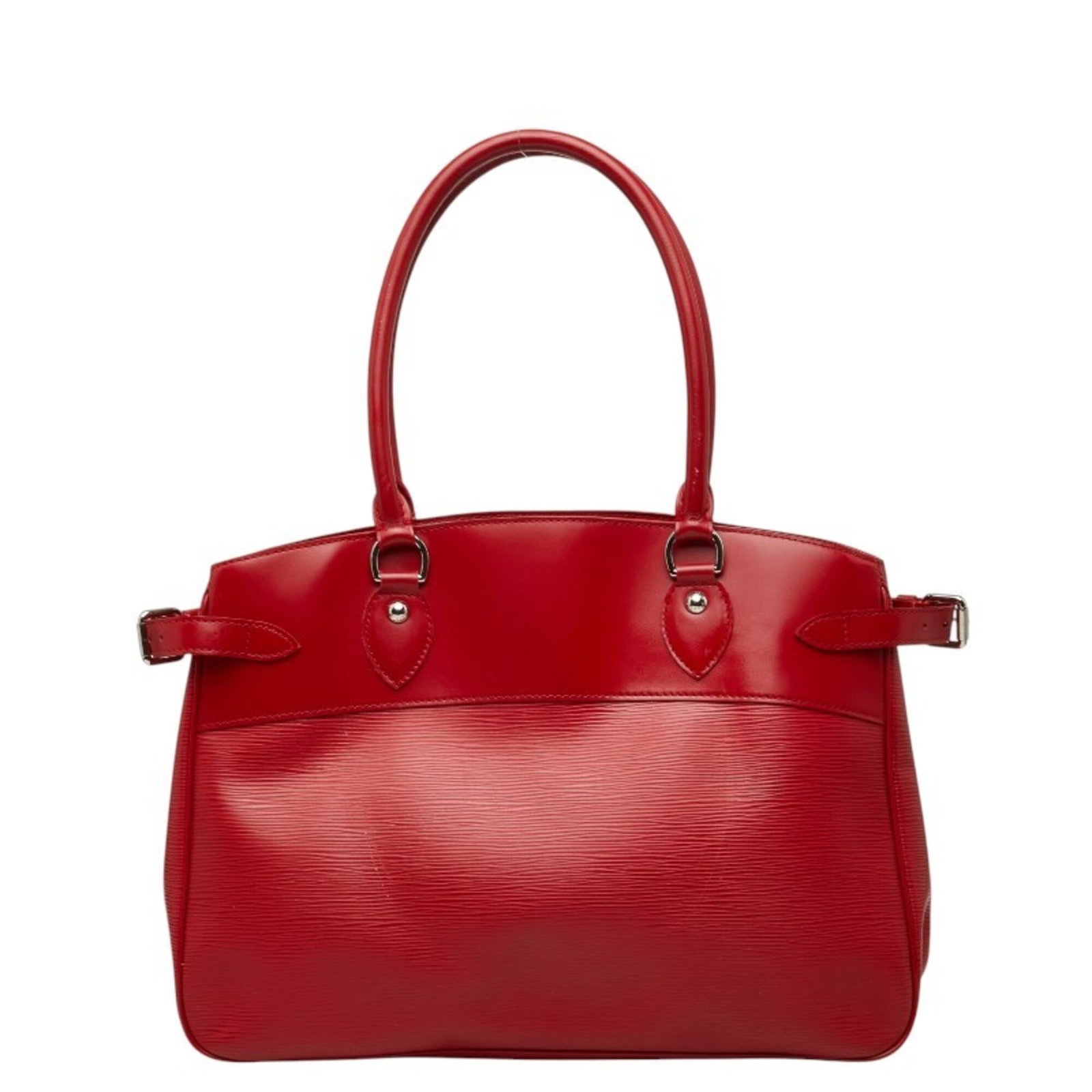 Louis Vuitton Handbag Tote Bag Leather: Louis Vuitton Handbag Tote Bag Leather Red leather Louis Vuitton tote bag with classic design, measuring 30cm x 38cm x 13cm. Made from high-quality leather, this iconic bag features a timeless red