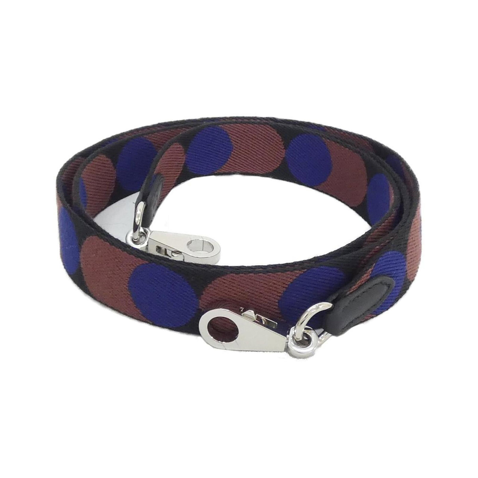 Palladium Canvas Phone Strap Hermes: Palladium Canvas Phone Strap Hermes Canvas and palladium material create a sleek, modern look in this black and blue phone strap, designed by Hermes. The durable canvas construction and palladium acce