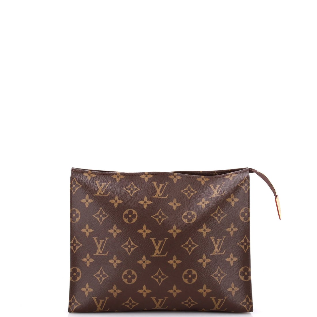 Monogram Canvas Toiletry Pouch Louis Vuitton: Monogram Canvas Toiletry Pouch Louis Vuitton Canvas Toiletry Pouch in Brown Monogram Louis Vuitton. This 26cm Toiletry Pouch features the iconic Monogram Canvas design, with scuffs and edge wear on