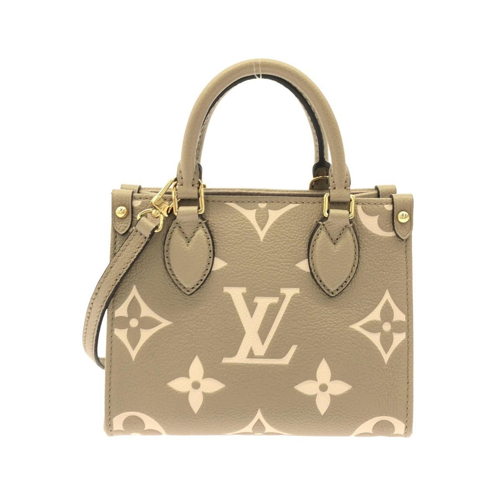 Handbag Leather Louis Vuitton: Handbag Leather Louis Vuitton The Louis Vuitton MPN M47054 Handbag is a stylish and elegant accessory made from high-quality leather. Its distinctive beige and Tourterelle color combination adds a tou