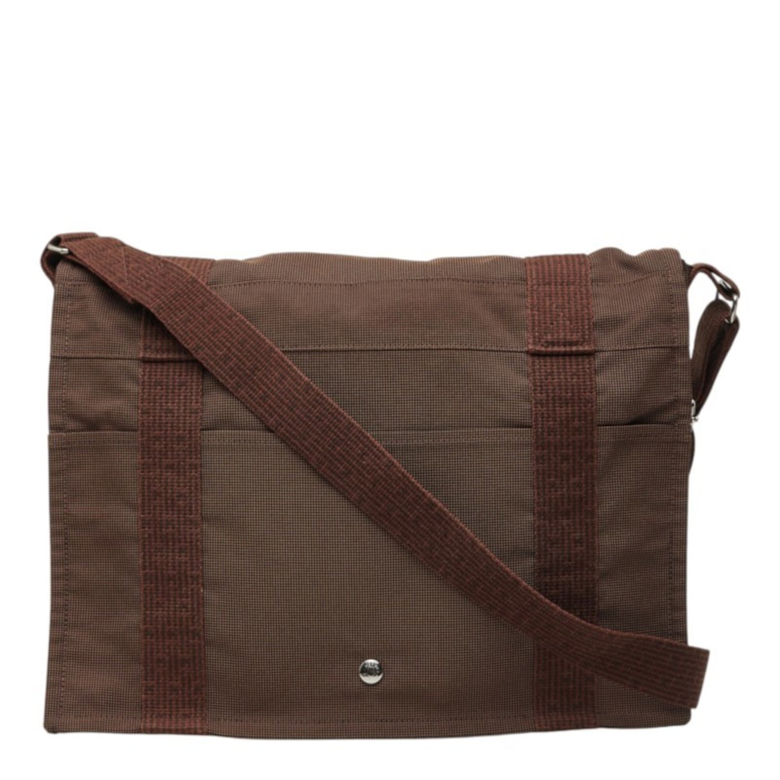 Shoulder Bag Canvas: Shoulder Bag Canvas Canvas shoulder bag with a classic brown color, measuring 33cm x 40.5cm x 8cm. This stylish bag features a high-quality canvas material and a timeless design that suits a range of