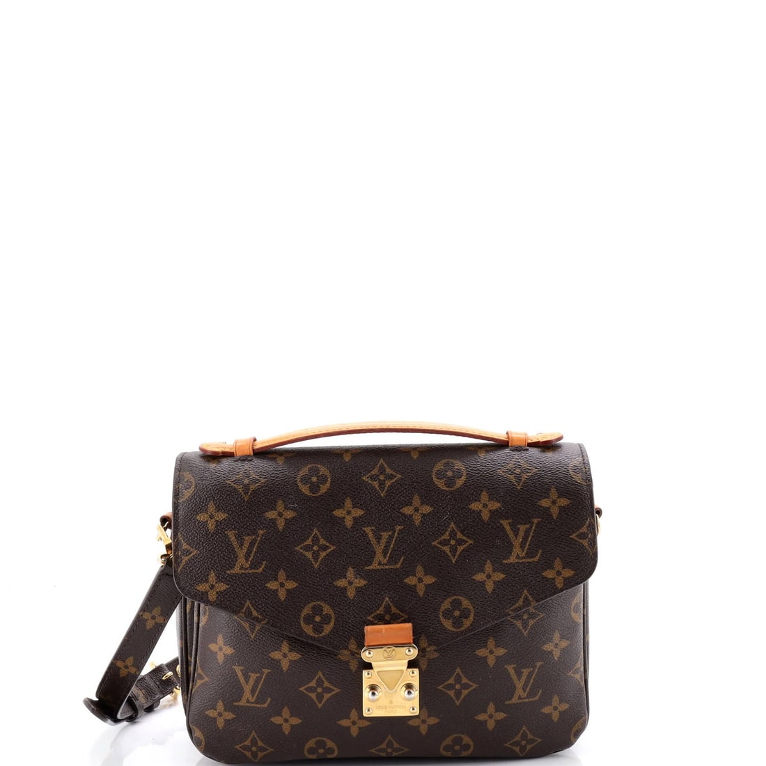 Canvas Monogram Pochette Louis Vuitton: Canvas Monogram Pochette Louis Vuitton Canvas Monogram Pochette Louis Vuitton - A Timeless Brown Messenger Bag with Monogram Canvas Exterior. This Louis Vuitton Pochette Metis features a classic