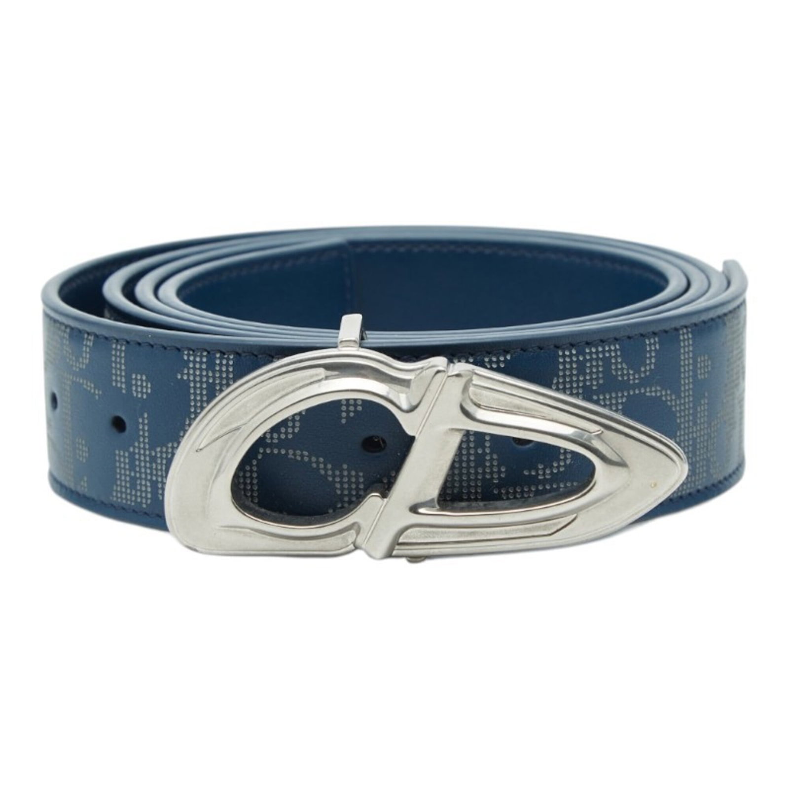 Standard Belt Dior Christian: Standard Belt Dior Christian Standard Belt Dior Christian - A navy leather belt with a classic design, available in lengths of 107.5cm to 115cm. Made from high-quality leather, this belt is a