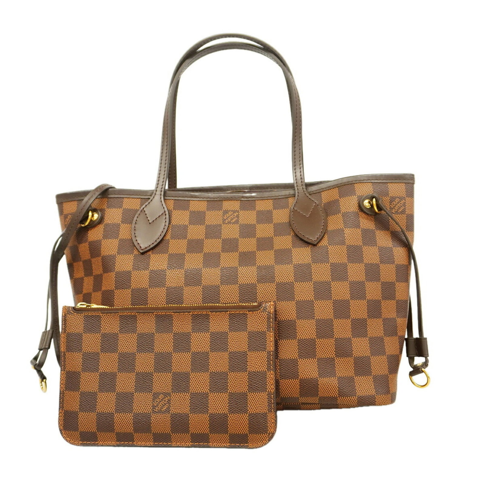 Tote Bag Louis Vuitton: Tote Bag Louis Vuitton Ebene-colored tote bag with a classic Louis Vuitton design, measuring 22cm x 28cm x 13cm. This iconic bag features the signature monogram pattern and a timeless, versatile