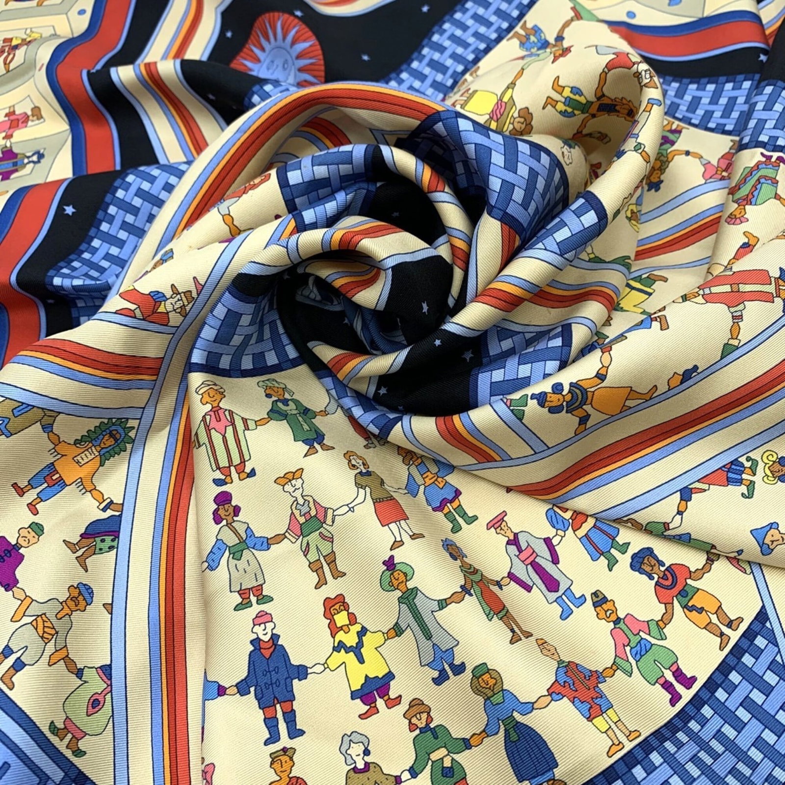 Silk Hermes Scarf - 2