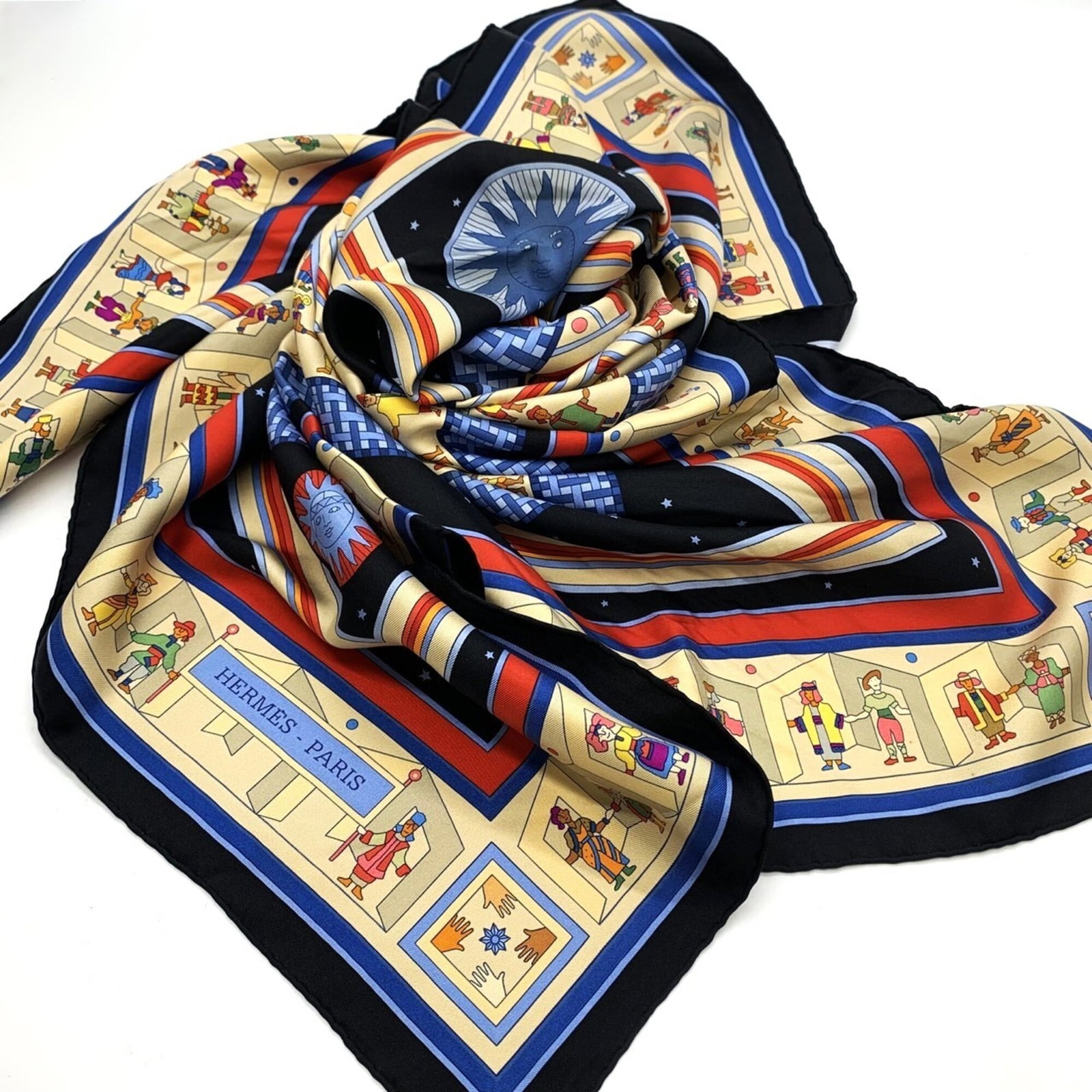 Silk Hermes Scarf - 7