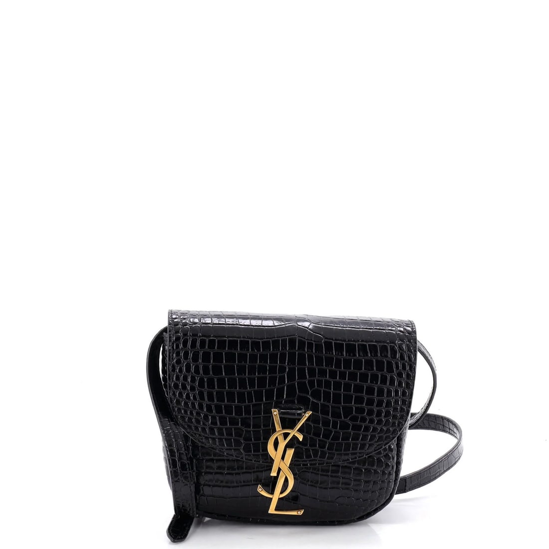Small Crocodile Leather Embossed Bag Saint Laurent Kaia (1 of 6)
