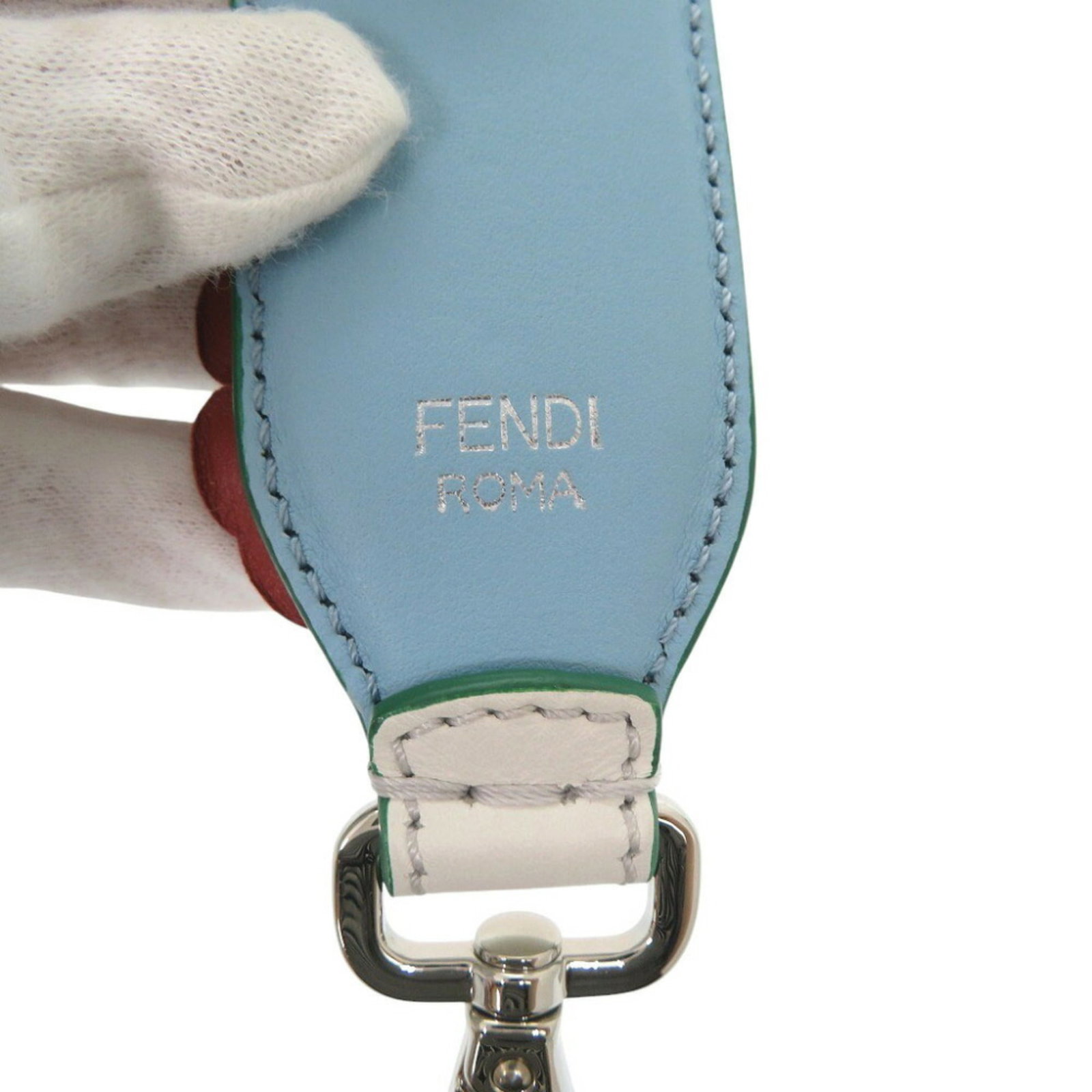 Fendi Strap Gold Leather - 5