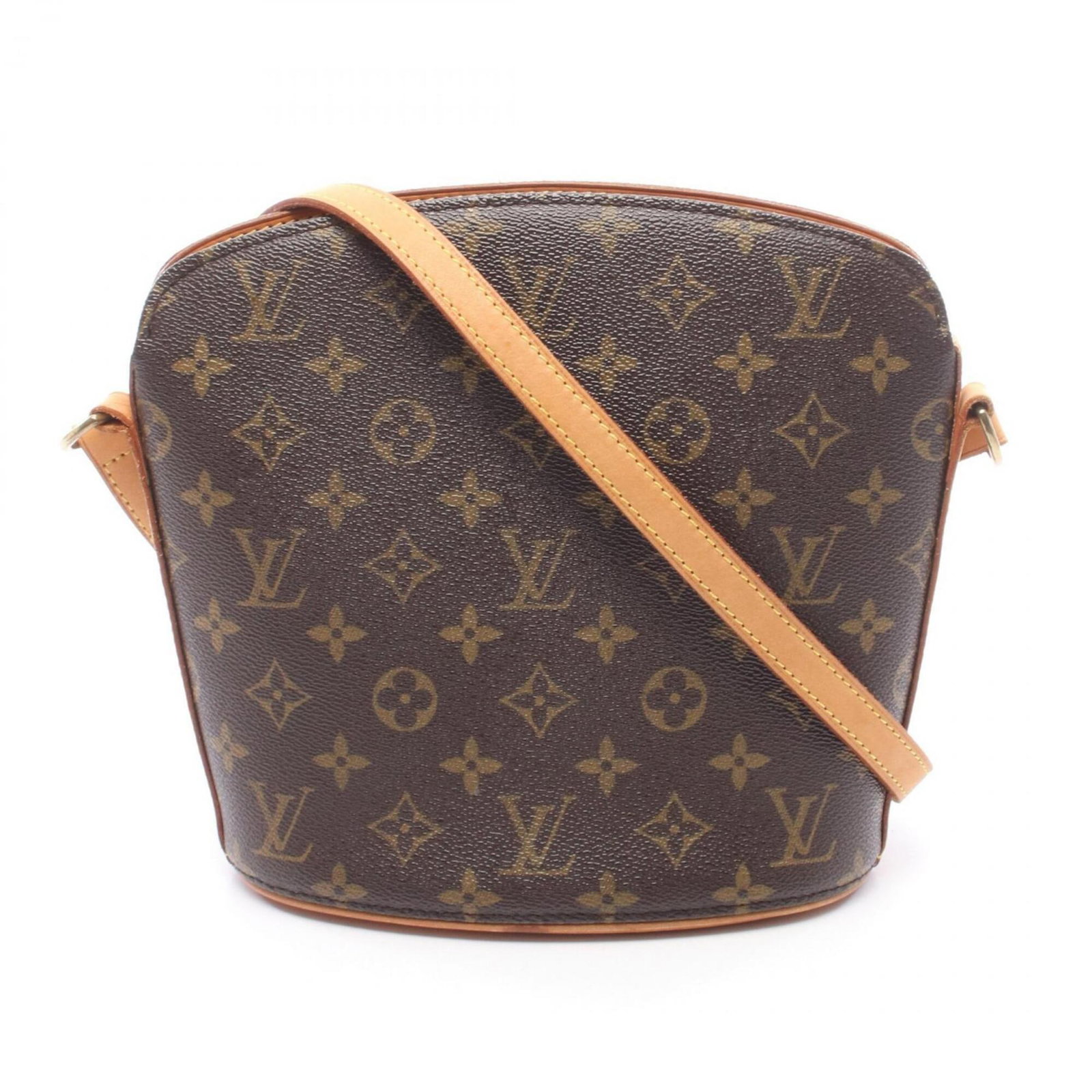 Monogram Leather Shoulder Bag Handbag Louis Vuitton: Monogram Leather Shoulder Bag Handbag Louis Vuitton Monogram Leather Shoulder Bag Handbag Louis Vuitton, Brown, 22cm x 20cm x 10cm. This Louis Vuitton shoulder bag features the iconic monogram pattern