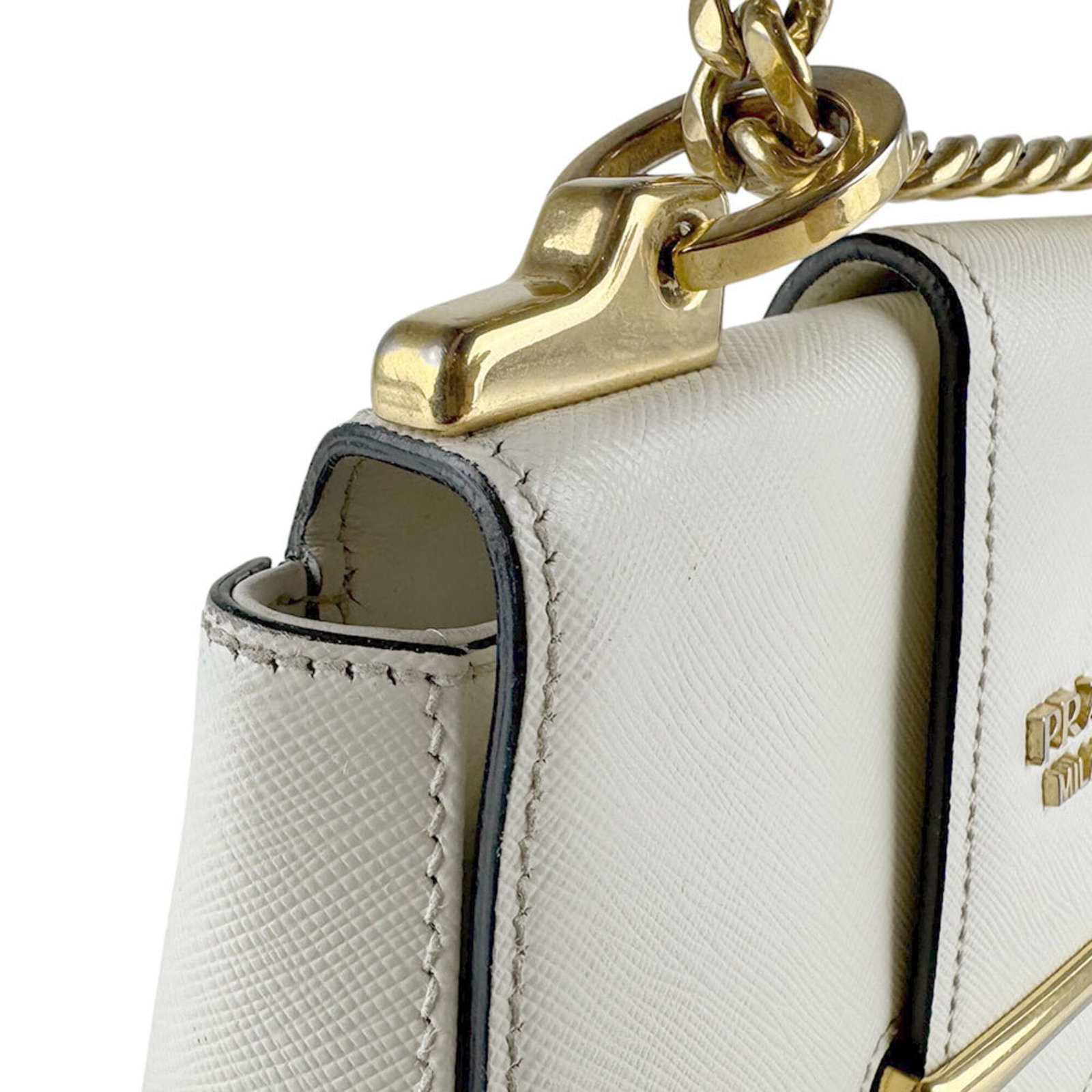 Shoulder Bag Leather Prada - 6