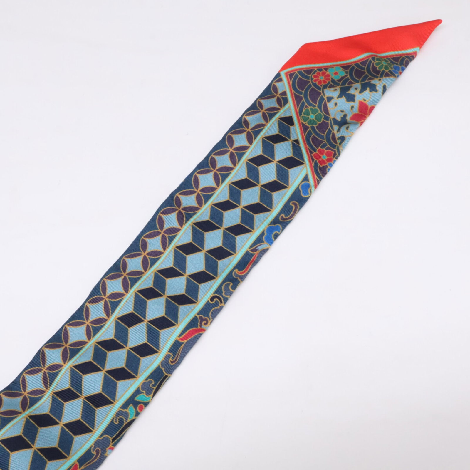 Silk Hermes Scarf - 4