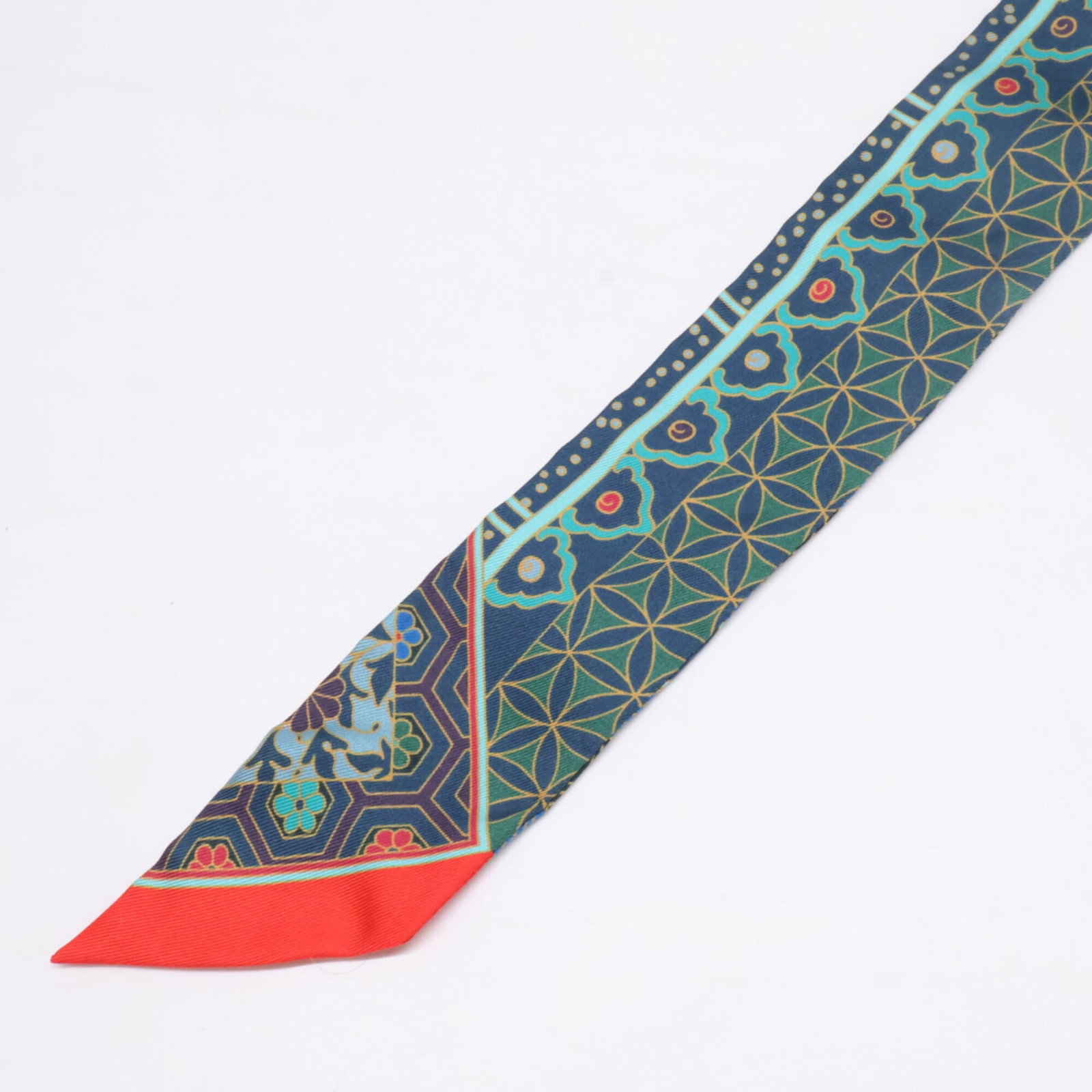 Silk Hermes Scarf - 5