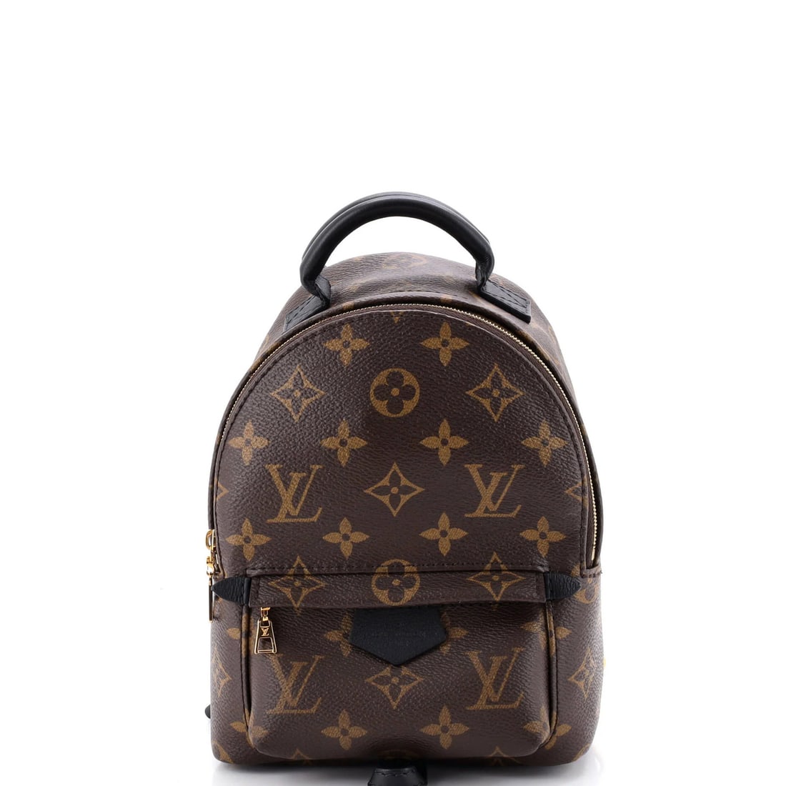 Vuitton Palm Springs Backpack Canvas Mini Monogram: Vuitton Palm Springs Backpack Canvas Mini Monogram This Louis Vuitton Palm Springs Backpack Canvas Mini Monogram is a stylish and compact accessory, featuring a classic brown canvas exterior with a