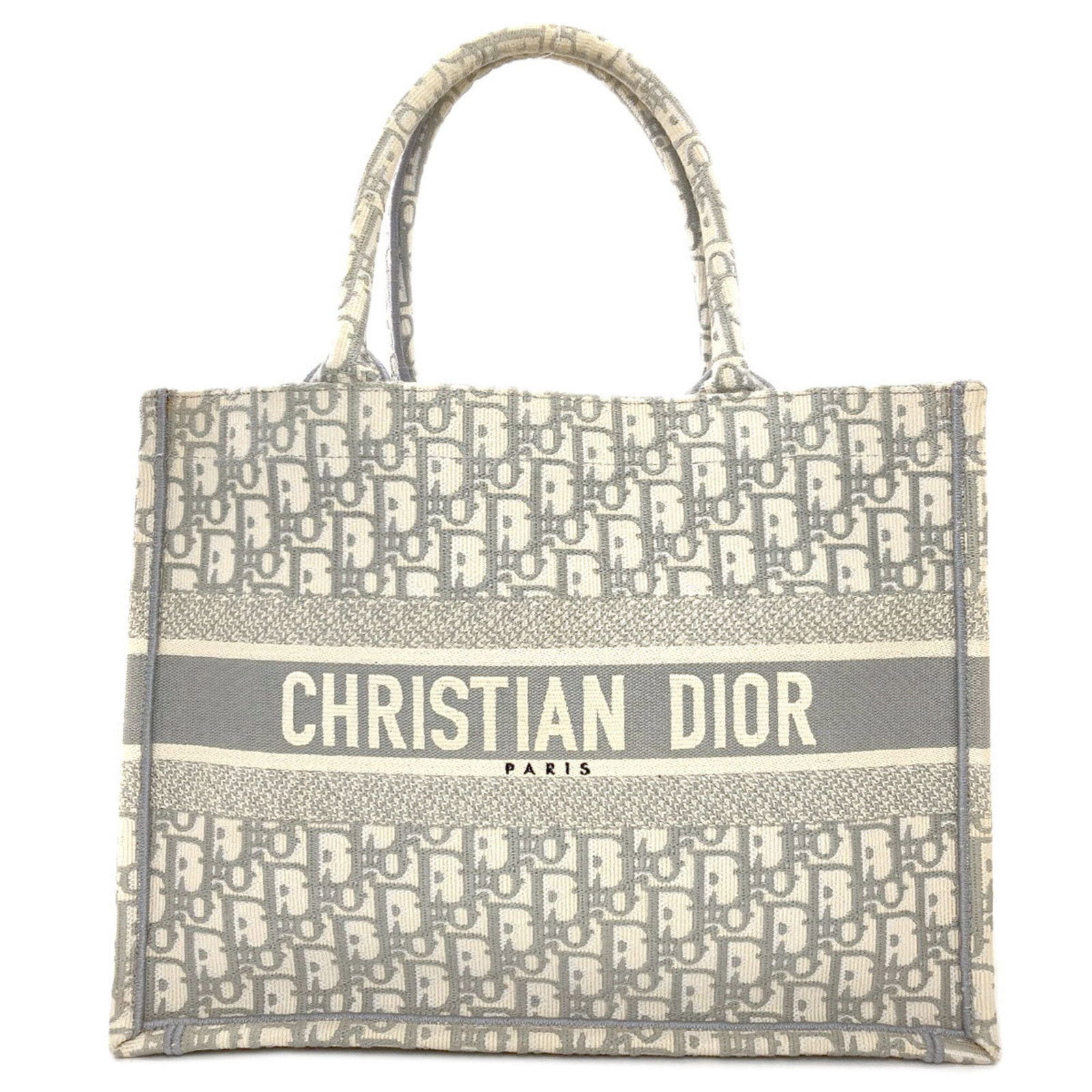 Canvas Dior Tote Christian: Canvas Dior Tote Christian Canvas Dior Tote Christian - A stylish and versatile tote bag, this canvas Dior tote features a sleek gray color and measures 27cm x 36cm x 16cm. The bag's sturdy design