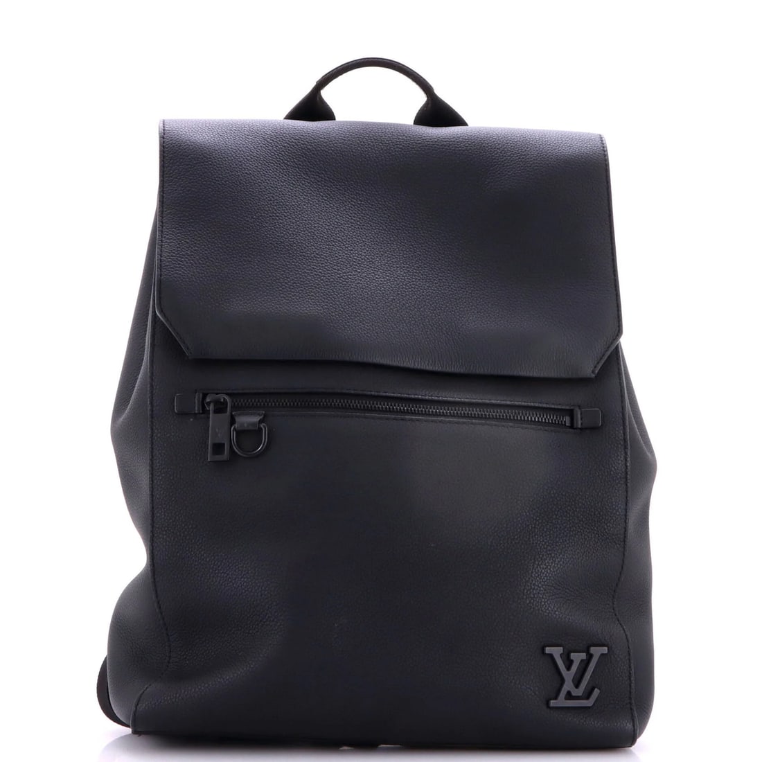 Louis Vuitton Backpack Leather Fastline: Louis Vuitton Backpack Leather Fastline Black Louis Vuitton Fastline Backpack with heavy corner wear, scuffs, and edge wear, showcasing a unique, worn-in look. Measuring 16" tall, 11.5" wide, and 4"