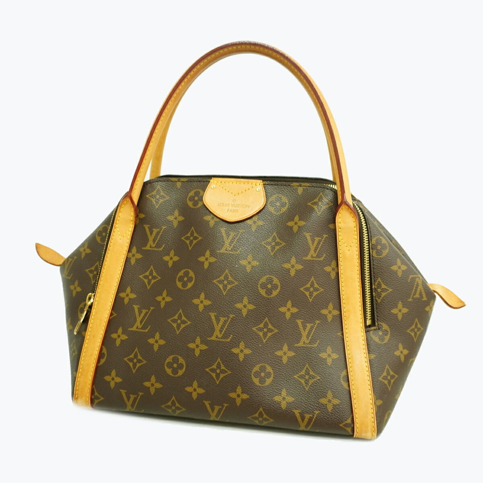 Handbag Louis Vuitton: Handbag Louis Vuitton Brown Louis Vuitton handbag with dimensions 23.5cm x 28cm x 20cm. The item bears a signature, a notable feature of this Louis Vuitton MPN M41070 handbag. This handbag is a