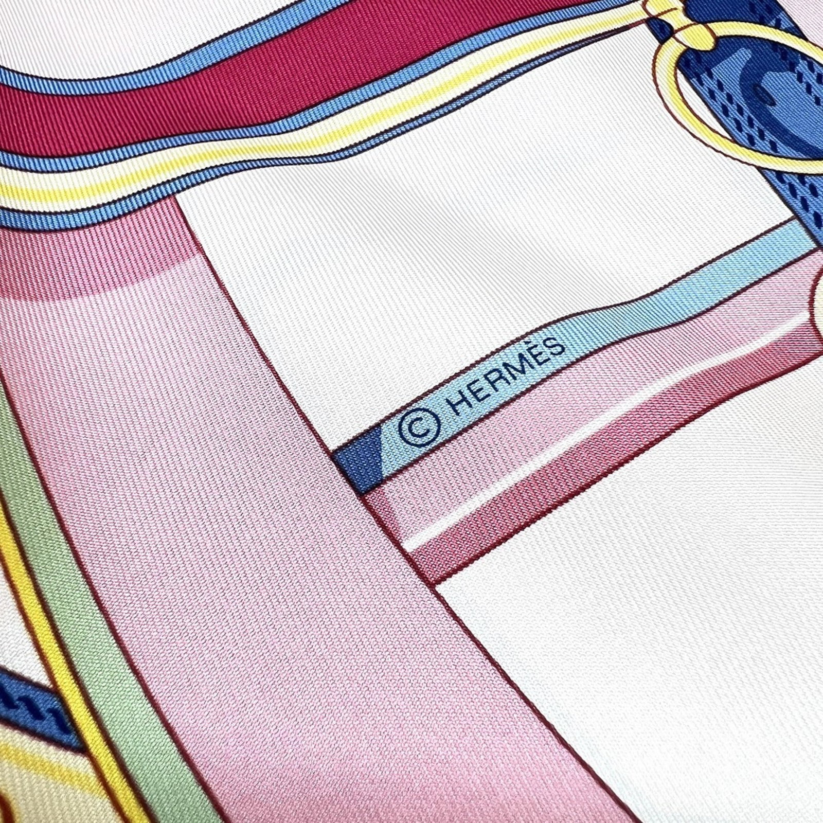 Silk Hermes Scarf - 4