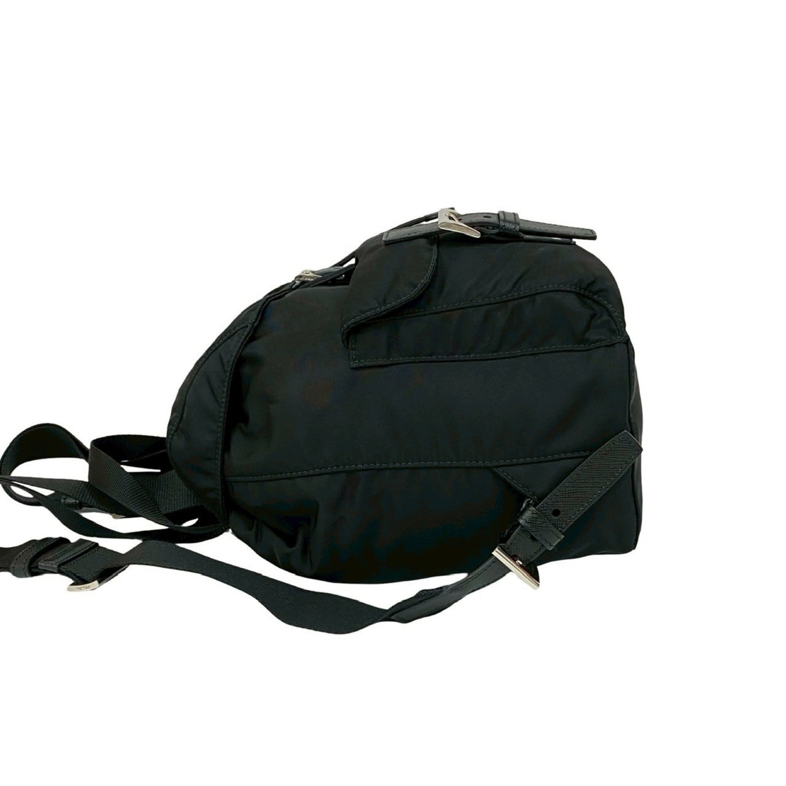 Backpack Nylon Leather Prada - 5