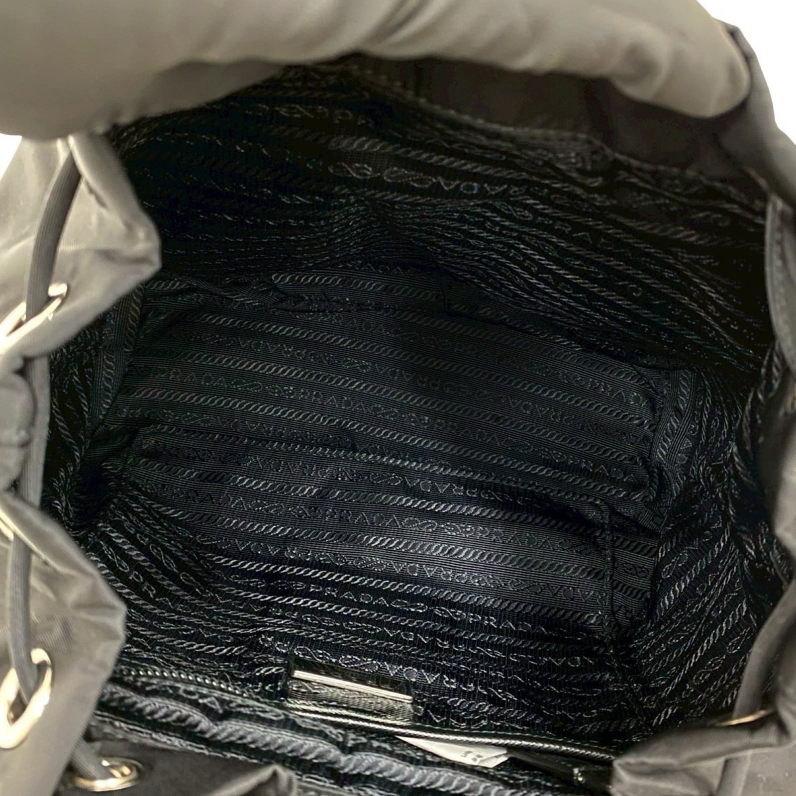 Backpack Nylon Leather Prada - 9