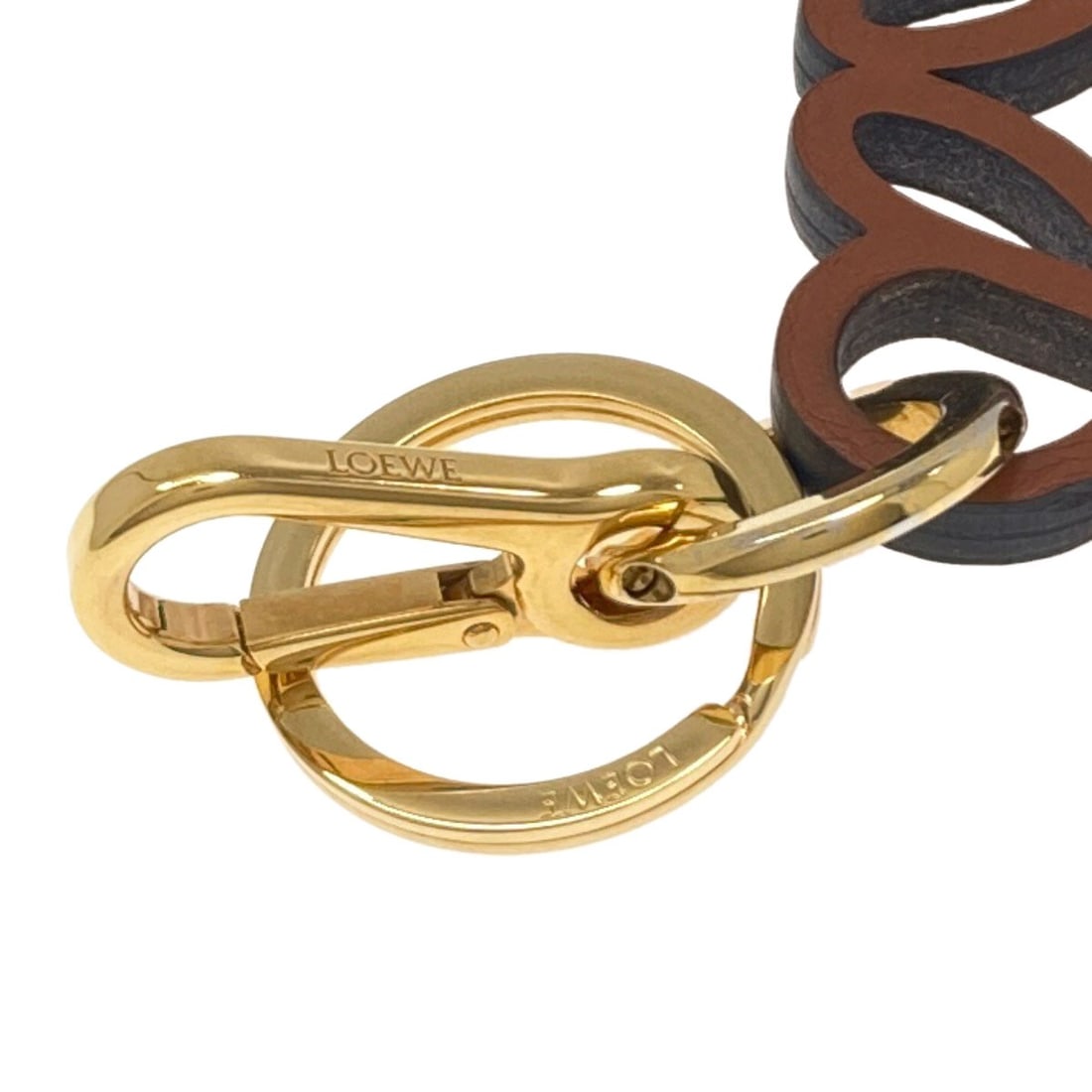 Key Ring Leather Anagram Loewe - 4