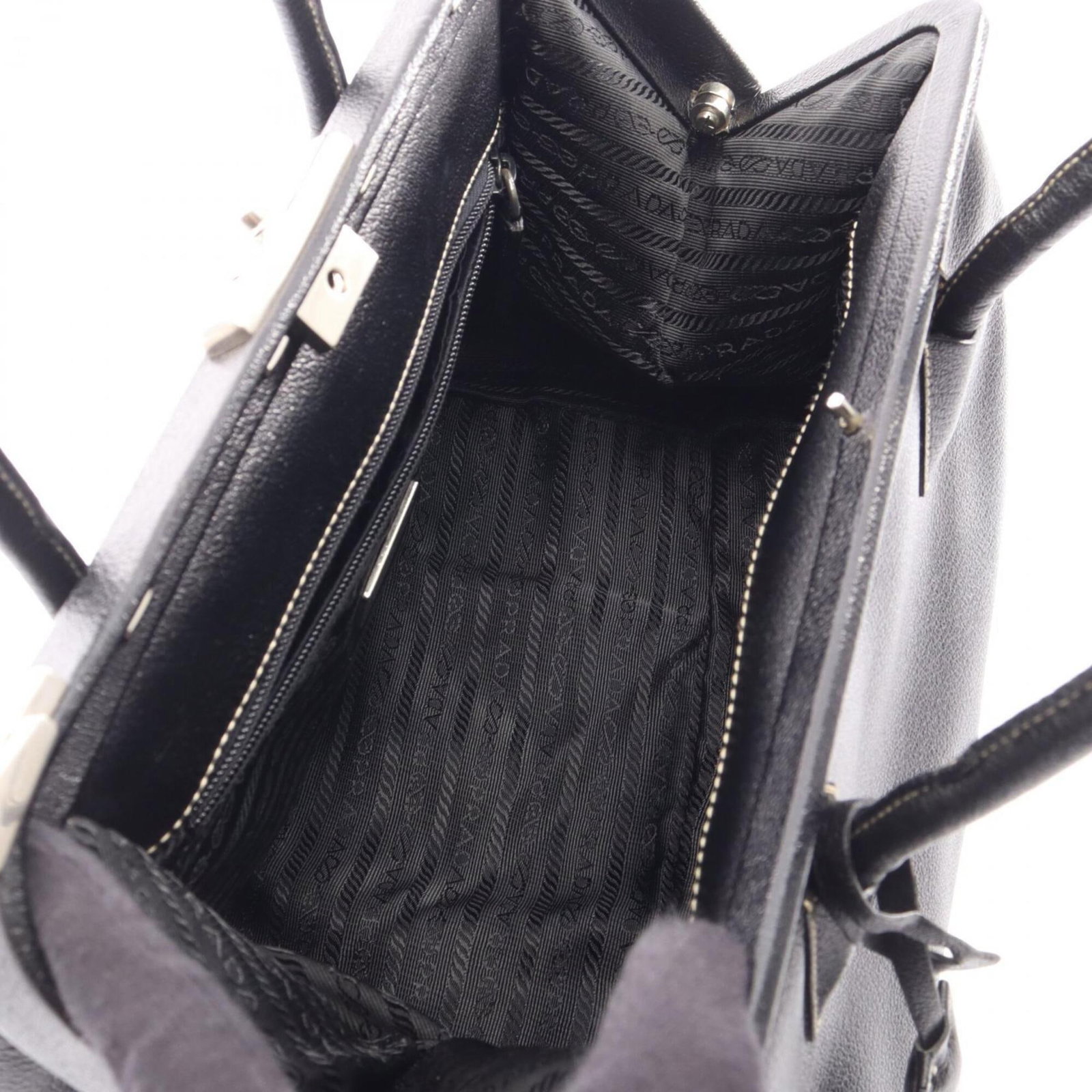 Handbag Leather Prada - 3