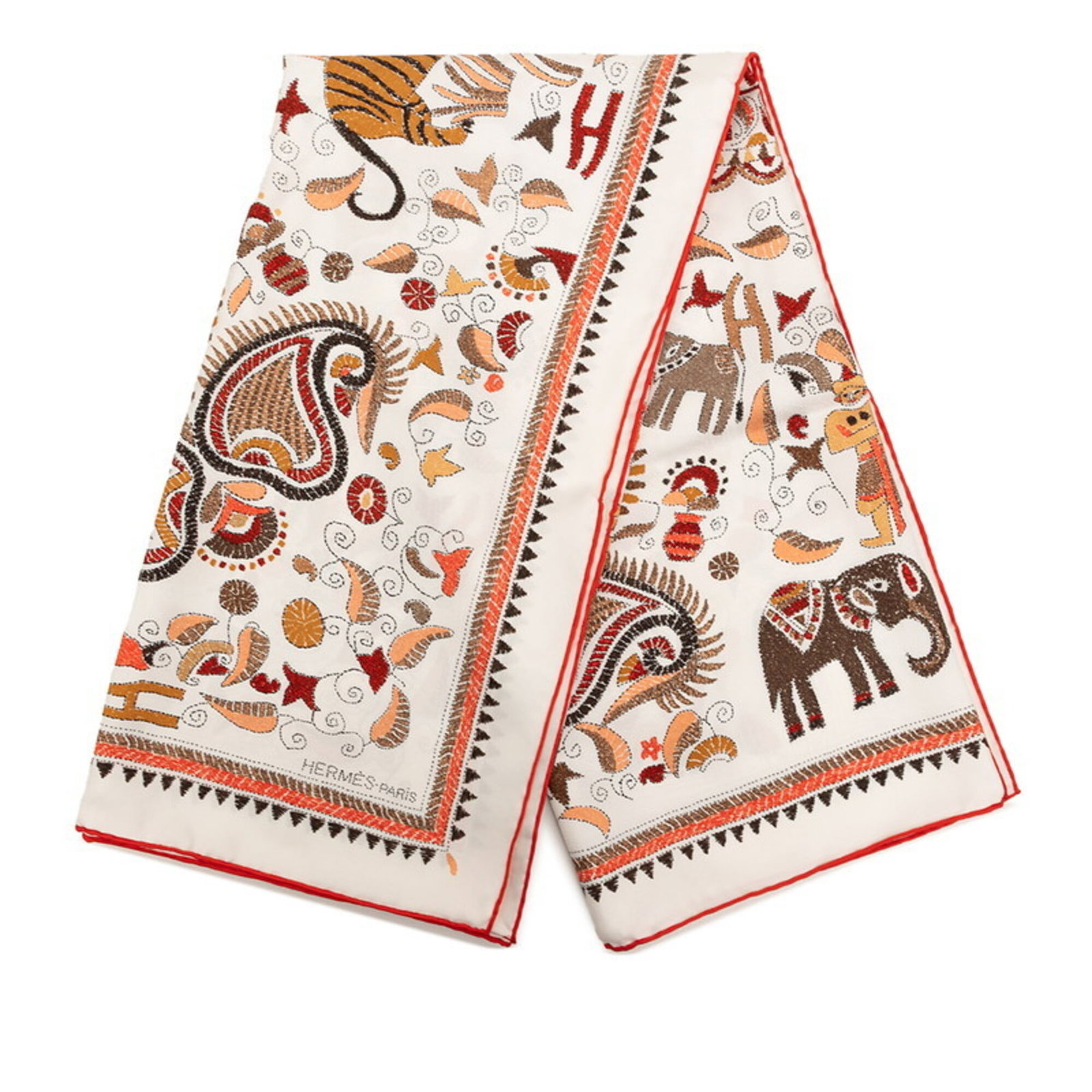 Silk Hermes Scarf - 2
