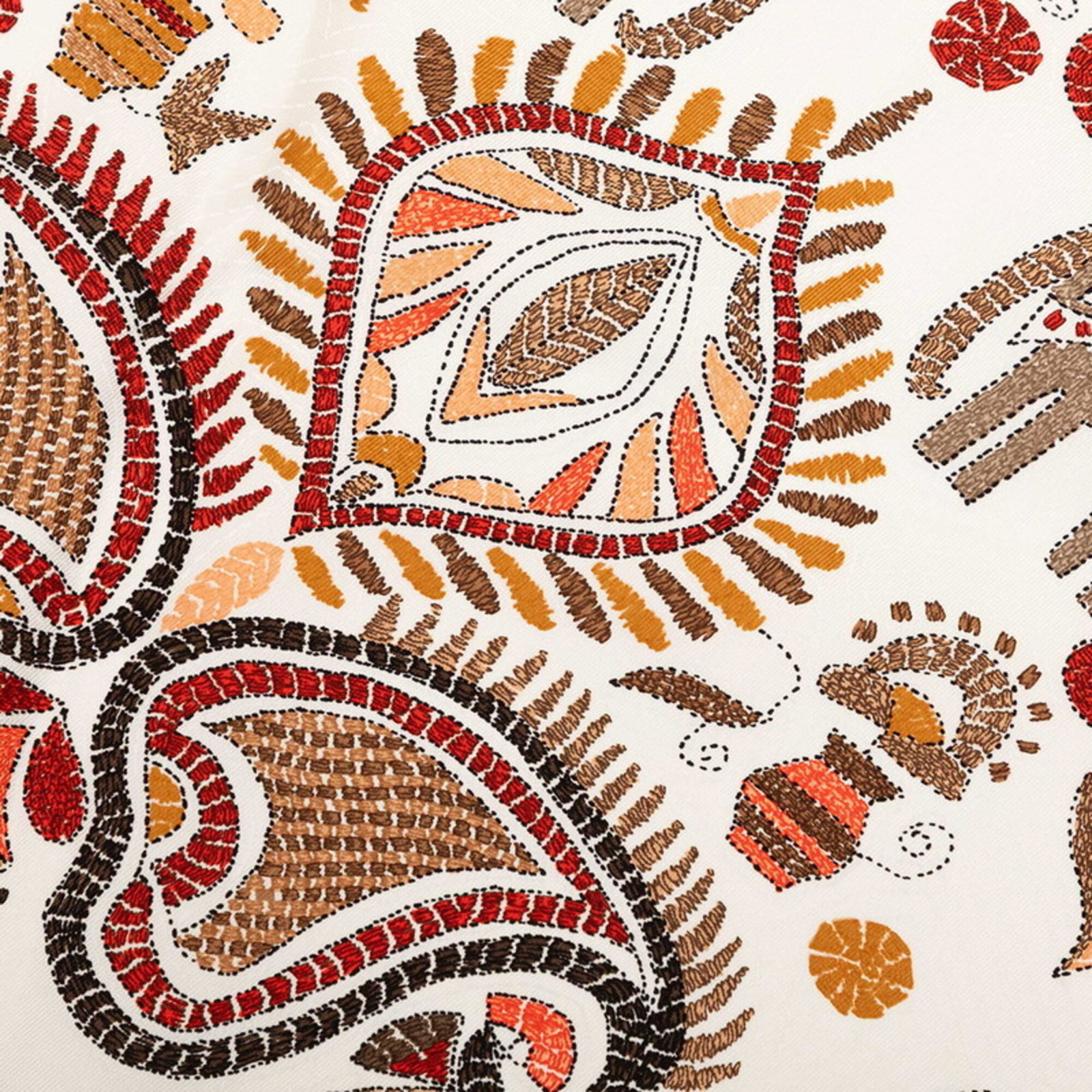 Silk Hermes Scarf - 7