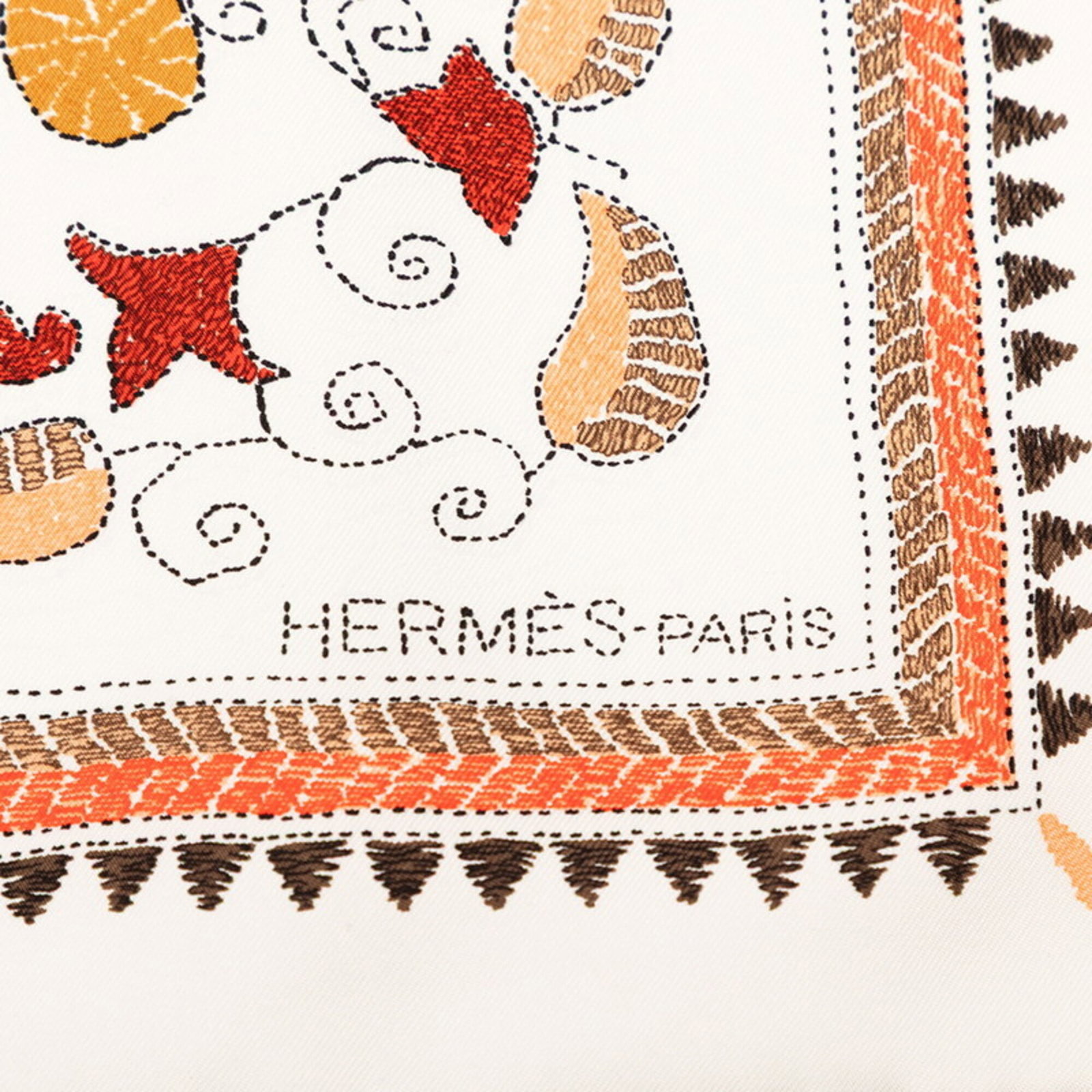 Silk Hermes Scarf - 8