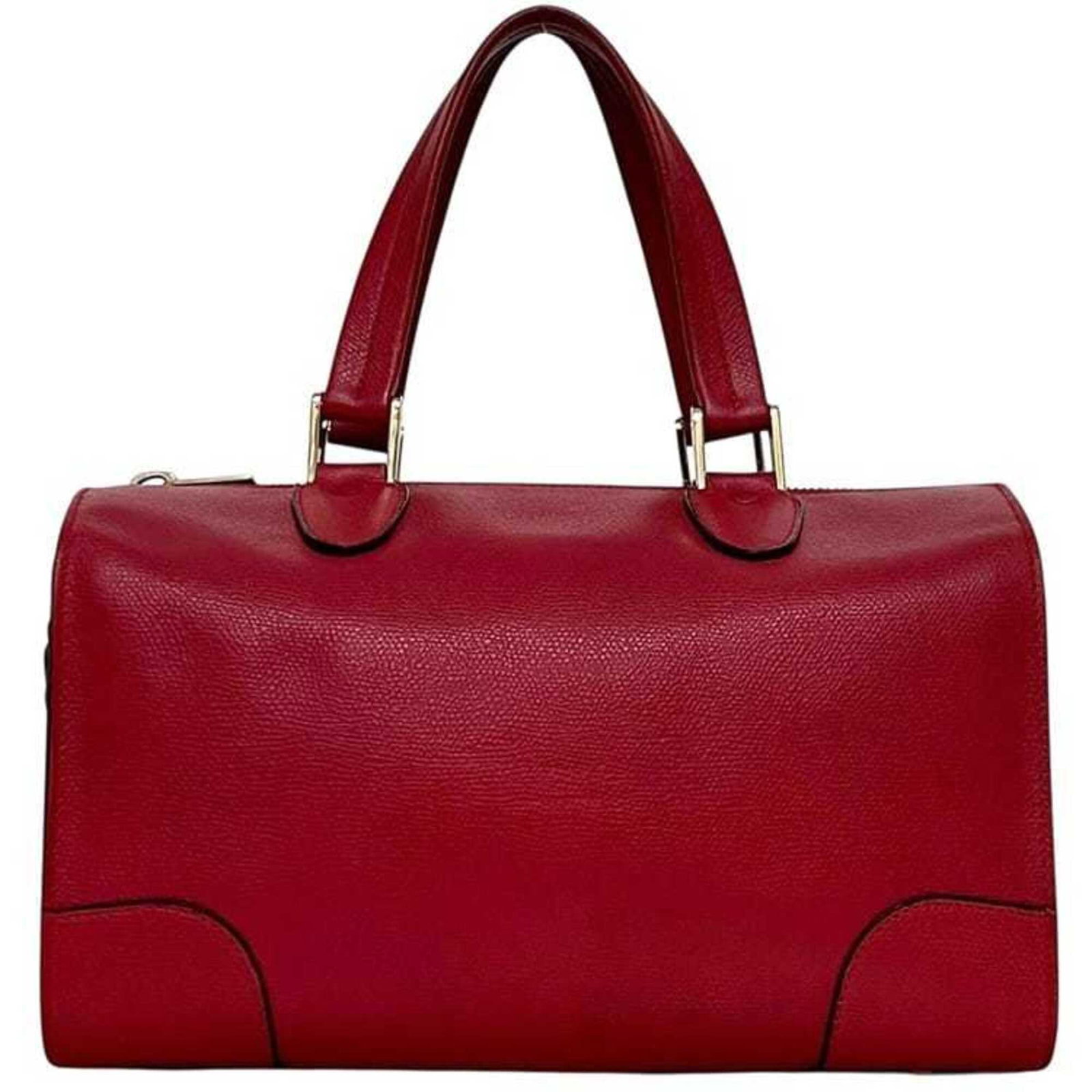 Boston Bag Leather Handbag Valextra: Boston Bag Leather Handbag Valextra Boston Bag Leather Handbag Valextra is a stylish red leather handbag with a classic design, measuring 16cm x 28.5cm x 15.5cm. Made from high-quality leather, this