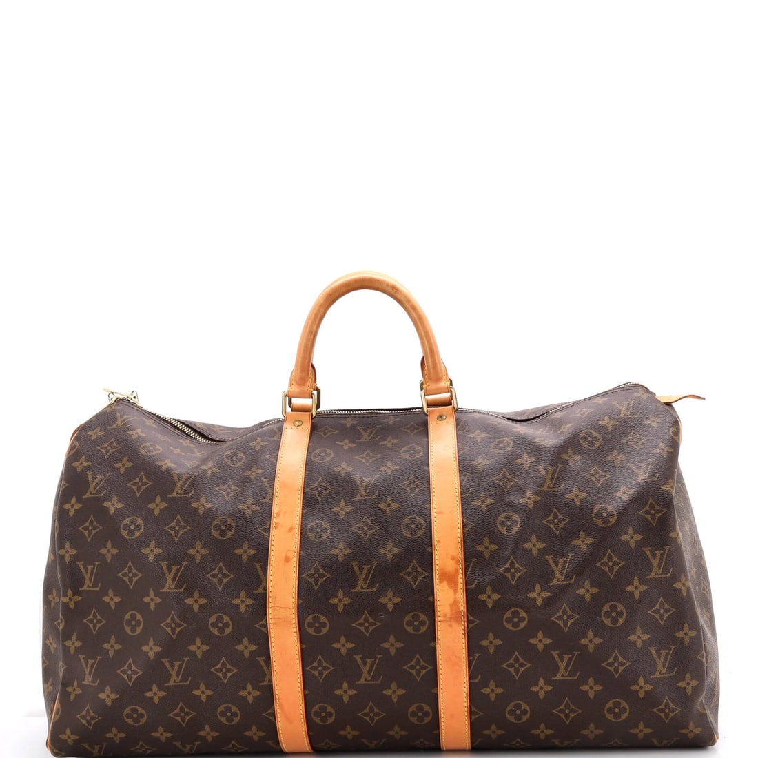 Canvas Monogram Bag Keepall Bandouliere Louis Vuitton: Canvas Monogram Bag Keepall Bandouliere Louis Vuitton Canvas Monogram Bag Keepall Bandouliere Louis Vuitton - A Timeless Brown Leather Duffle with Monogram Canvas. This Louis Vuitton Keepall Bandoulie