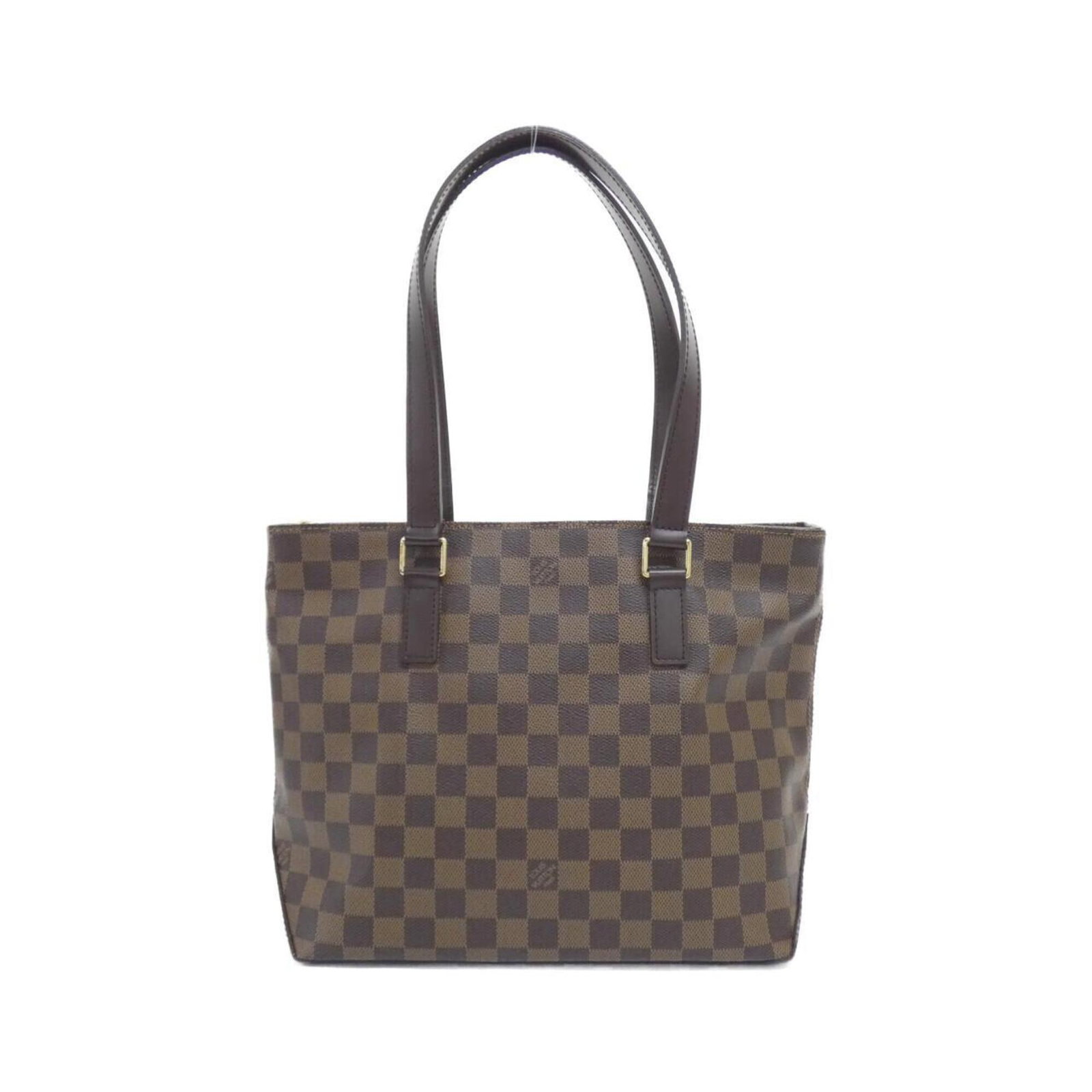 Louis Vuitton Handbag Coated Canvas: Louis Vuitton Handbag Coated Canvas Coated canvas construction provides a durable and stylish exterior, while the Ebene color adds a touch of sophistication to this classic Louis Vuitton design.