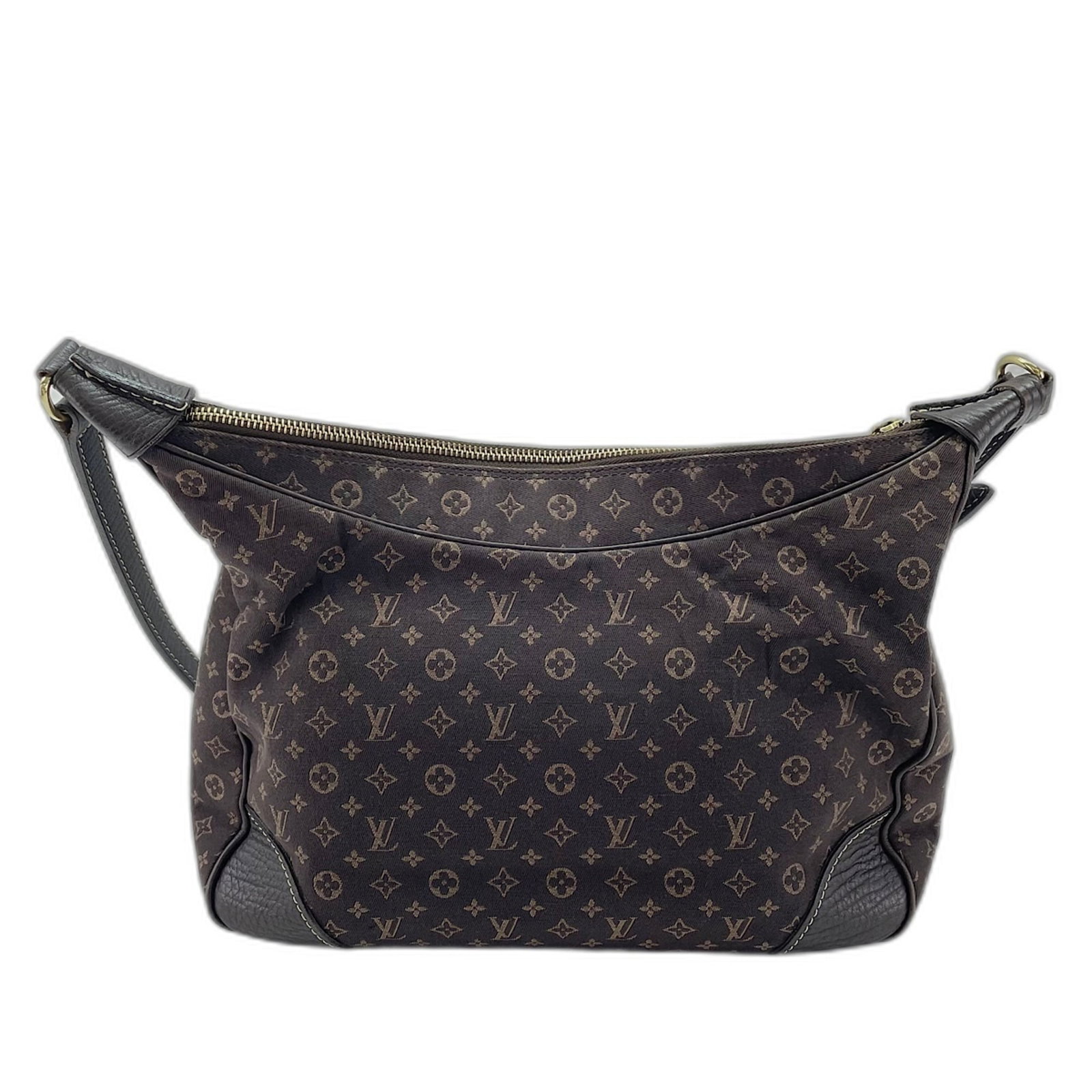 Louis Vuitton Mini Lin Monogram Shoulder Bag: Louis Vuitton Mini Lin Monogram Shoulder Bag Brown Monogram Mini Lin Shoulder Bag from Louis Vuitton. This 23cm x 33cm x 12cm shoulder bag features the iconic Monogram Mini Lin pattern in a rich