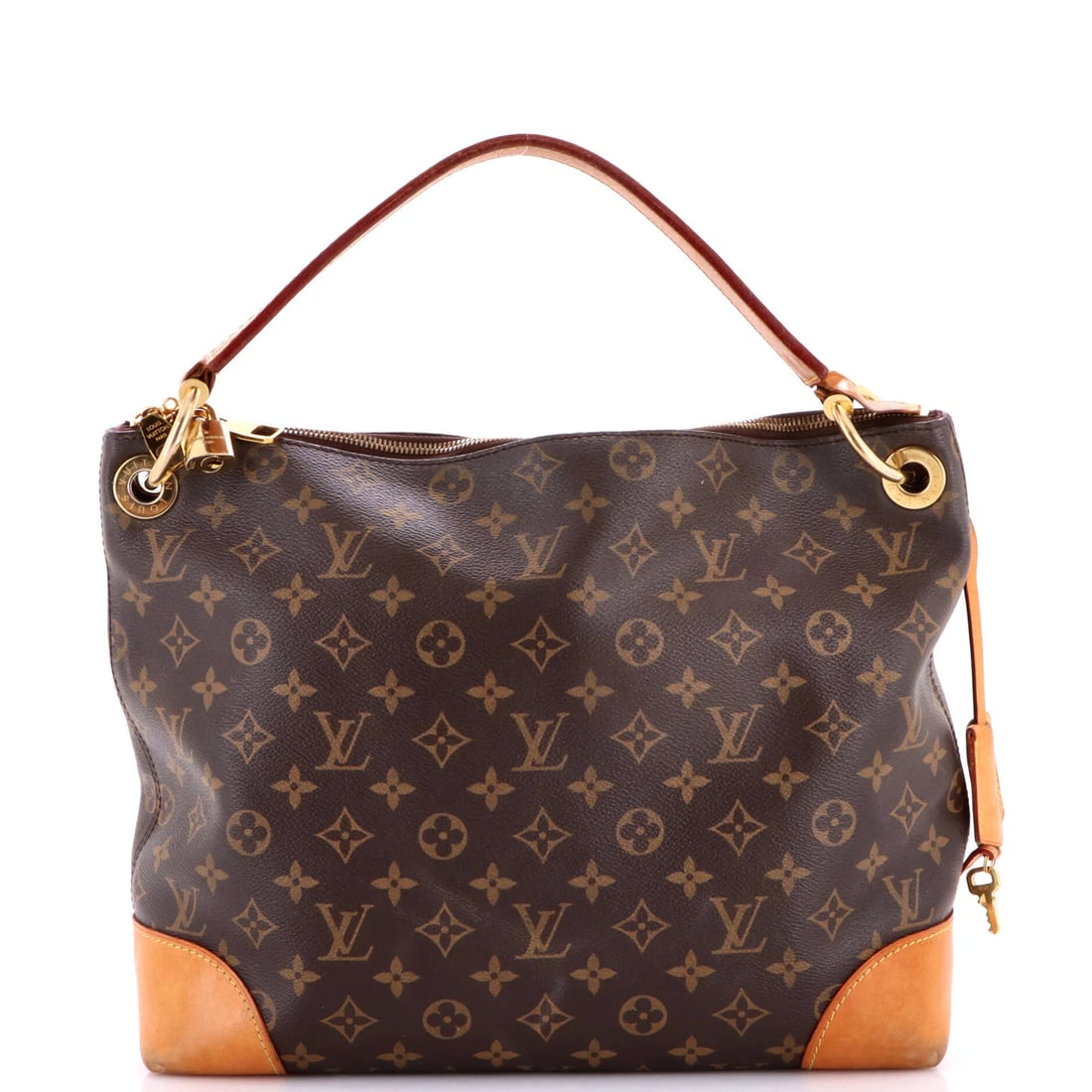 Louis Vuitton Berri Monogram Canvas Handbag: Louis Vuitton Berri Monogram Canvas Handbag This Louis Vuitton Berri Monogram Canvas Handbag features a classic brown canvas exterior with a distinctive monogram pattern, adding a touch of timeless