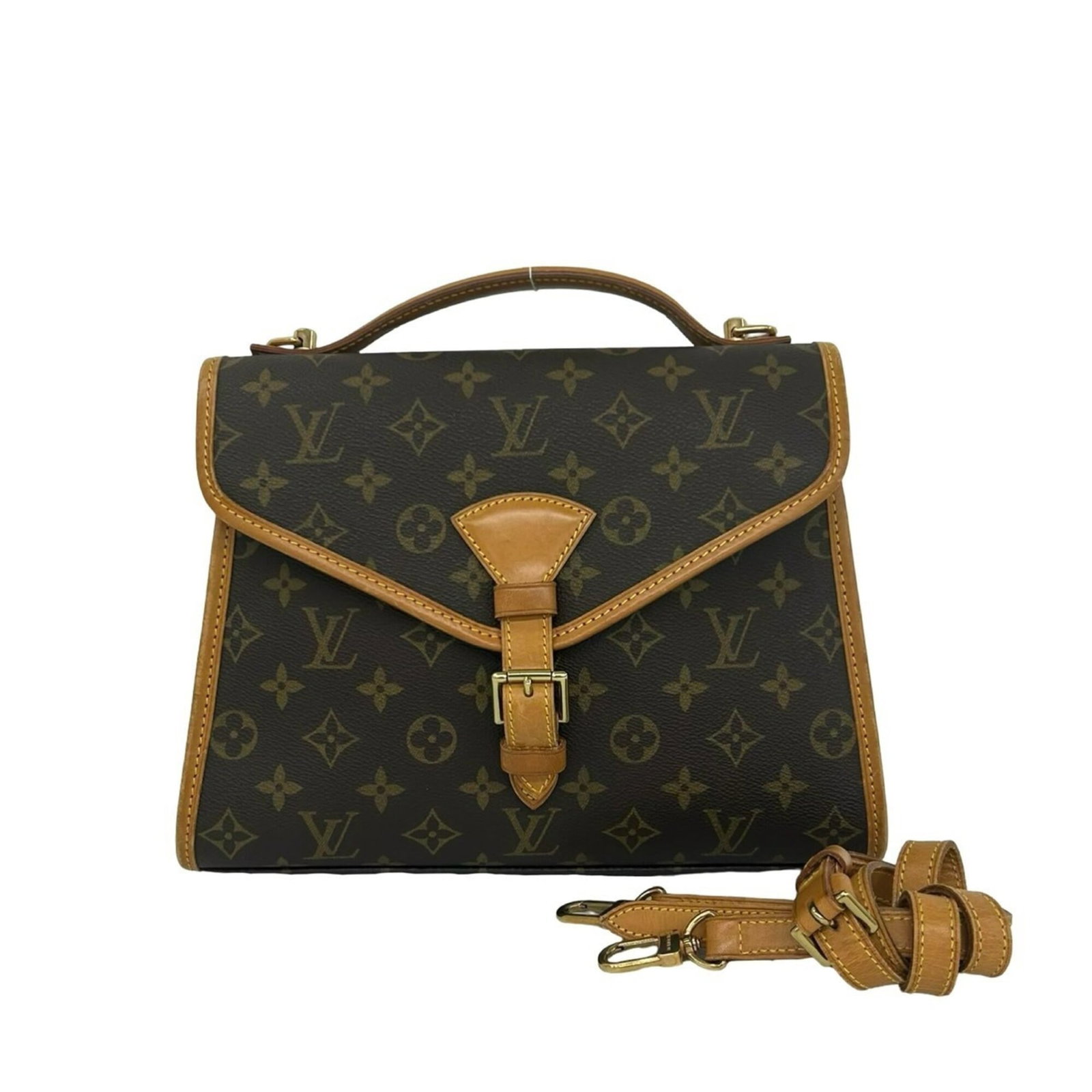 Handbag Leather Shoulder Bag Vuitton Louis: Handbag Leather Shoulder Bag Vuitton Louis Brown Leather Shoulder Bag with 22cm x 28.5cm x 8cm Dimensions. Made from high-quality leather and PVC, this Louis Vuitton shoulder bag features a classic