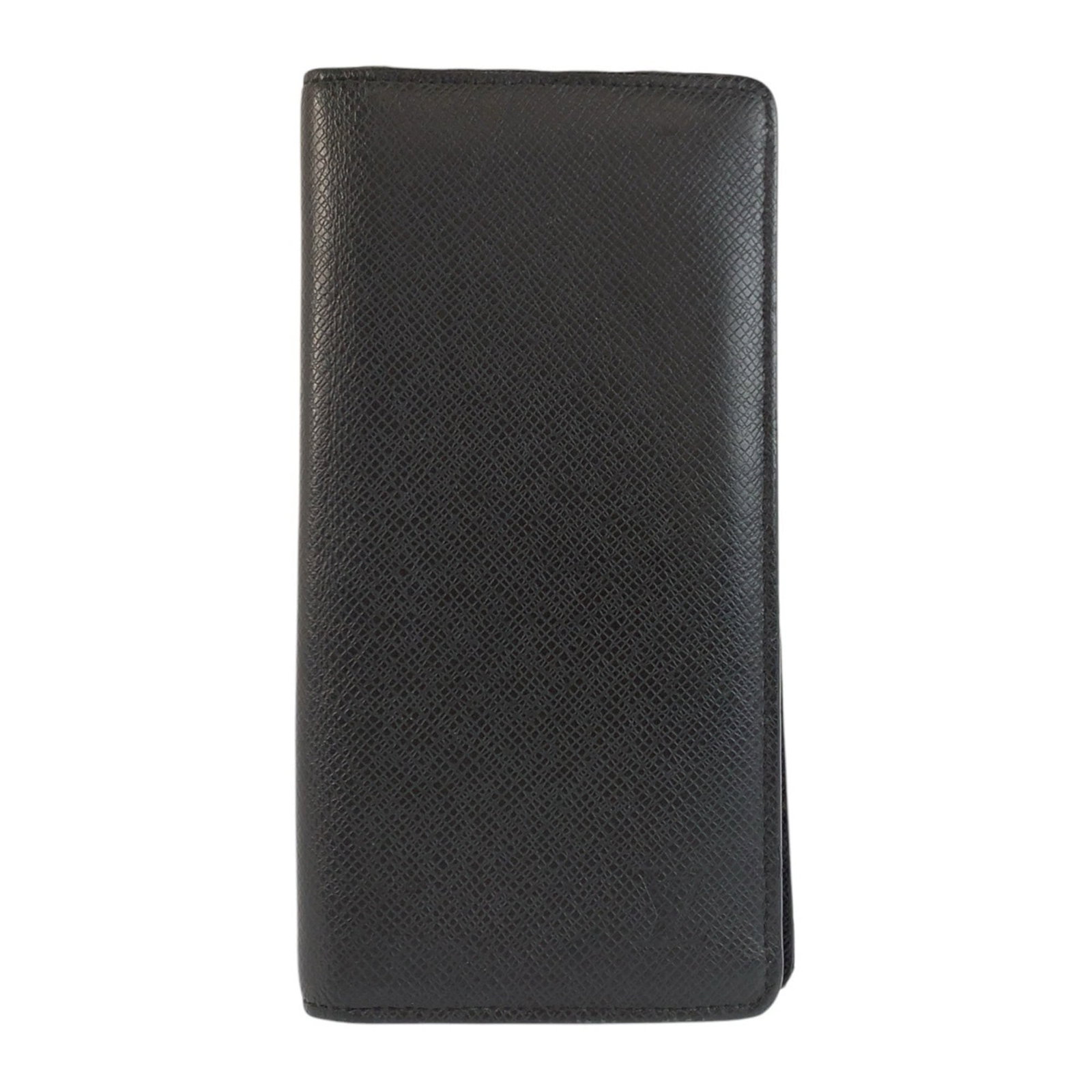 Coin Purse Case Leather Taiga Coin Louis Vuitton: Coin Purse Case Leather Taiga Coin Louis Vuitton Taiga leather coin purse case from Louis Vuitton, crafted in France with a sleek black design. Measuring 19cm x 10cm x 2cm, this compact accessory feat