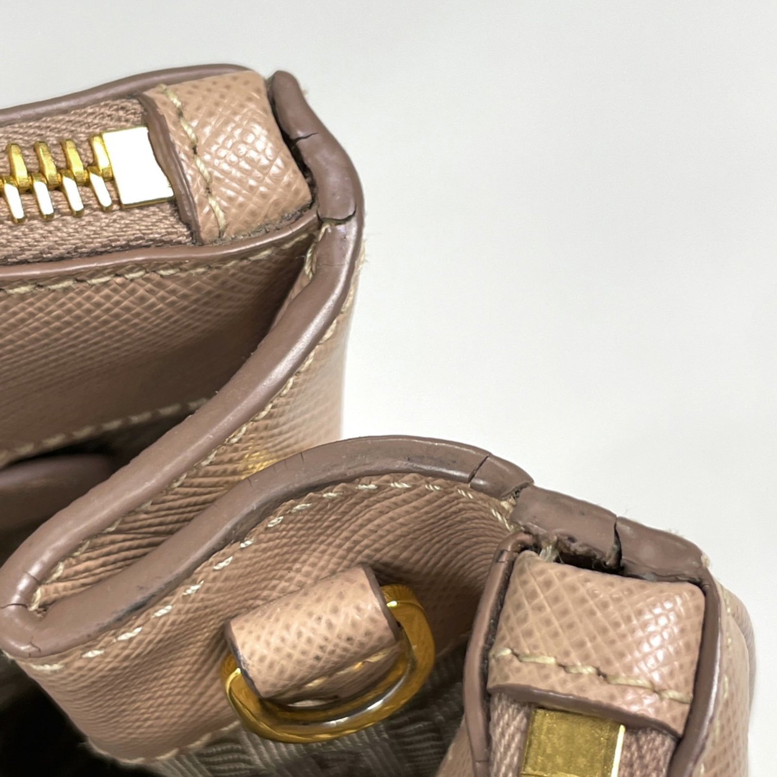 Handbag Leather Prada - 5
