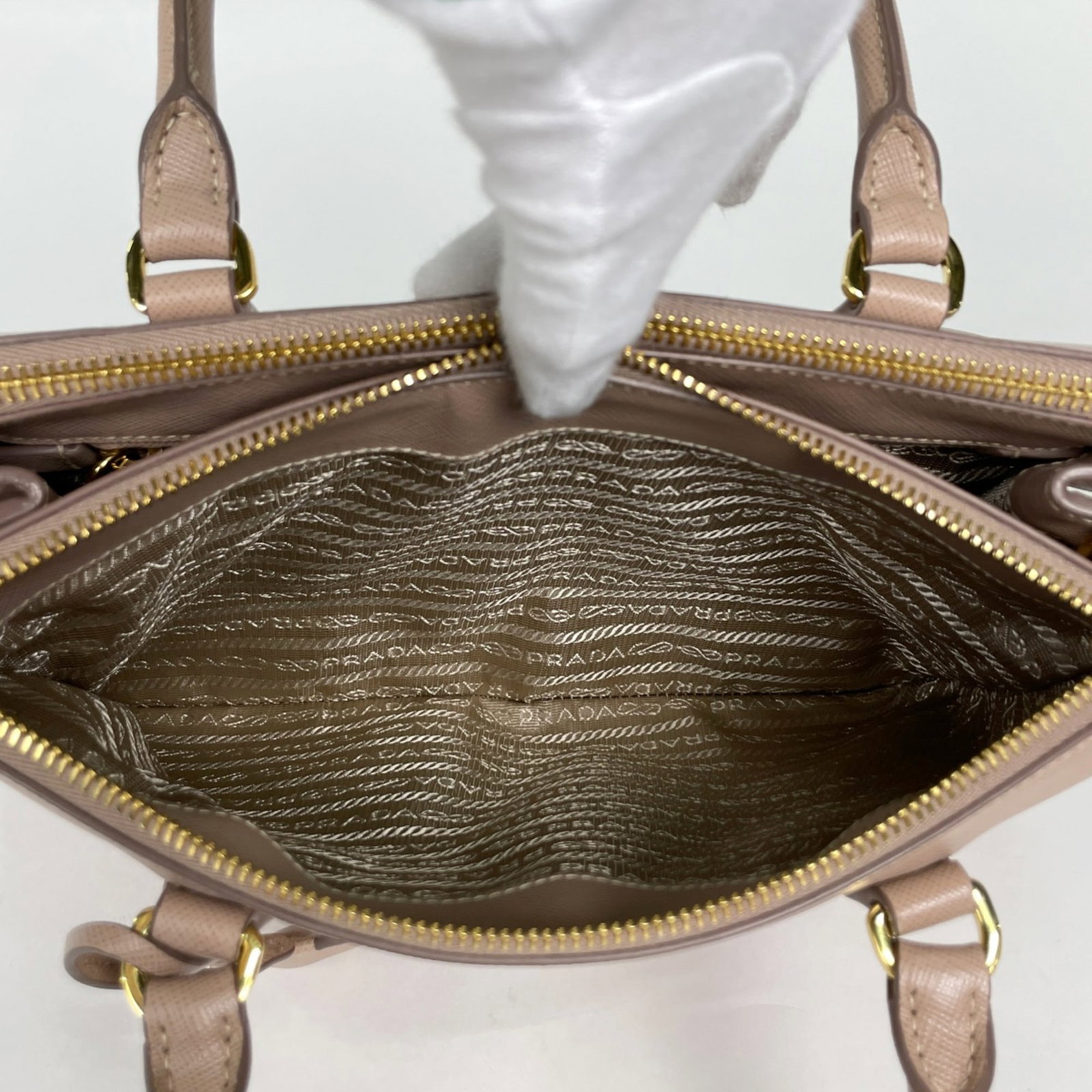 Handbag Leather Prada - 8