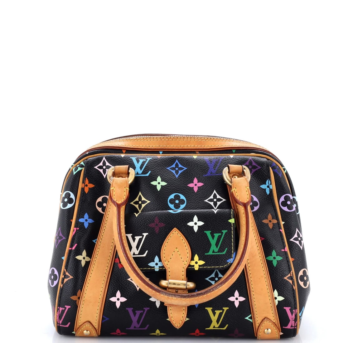 Louis Vuitton Priscilla Monogram Multicolor: Louis Vuitton Priscilla Monogram Multicolor Black Louis Vuitton Priscilla Monogram Multicolor Satchel in great condition, featuring a unique multicolor monogram pattern on its exterior and neutral