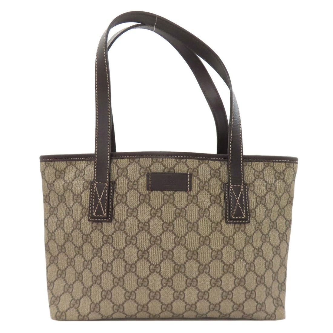 Gucci Tote Bag Pvc Gg: Gucci Tote Bag Pvc Gg Gucci Tote Bag in Brown PVC Exterior. This tote bag features a distinctive brown PVC exterior and a classic style that makes a statement. With its unique blend of materials and