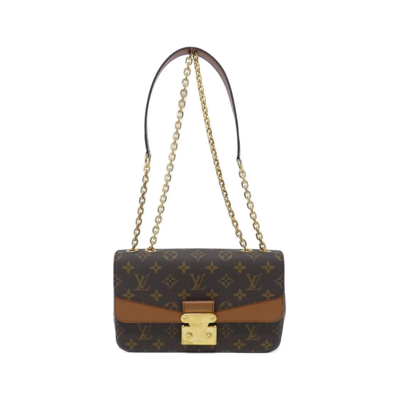 Canvas Coated Louis Vuitton Bag Shoulder: Canvas Coated Louis Vuitton Bag Shoulder Canvas Coated Louis Vuitton Bag Shoulder - A Timeless Design. This Caramel, Marron coated canvas shoulder bag features a classic design with a 15cm x 24cm x