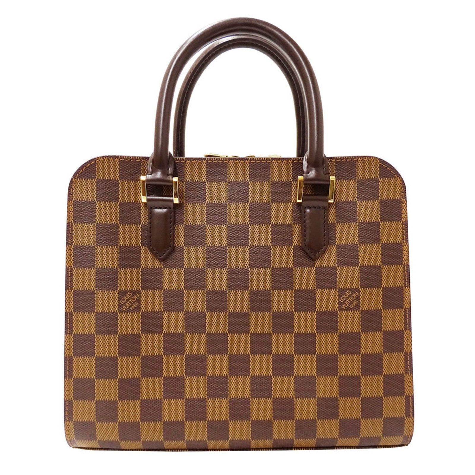 Damier Canvas Handbag Louis Vuitton: Damier Canvas Handbag Louis Vuitton Damier Canvas Handbag in Brown from Louis Vuitton features the iconic Damier pattern, a classic design element of the brand. Made from high-quality Damier Canvas,
