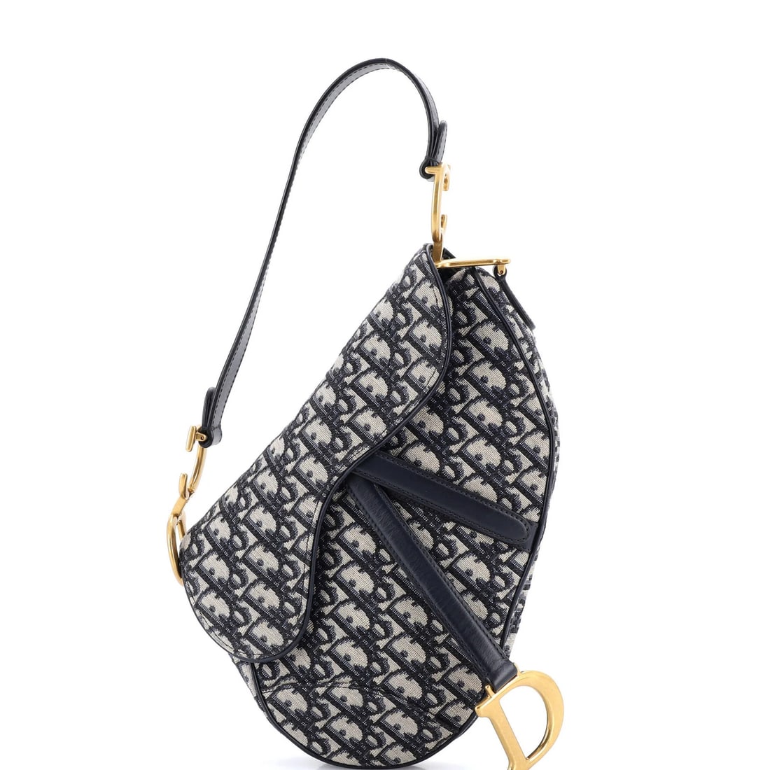 Canvas Oblique Medium Saddle Handbag Dior Christian: Canvas Oblique Medium Saddle Handbag Dior Christian Canvas Oblique Medium Saddle Handbag Dior Christian - A stylish and versatile shoulder bag with a classic oblique design, featuring a blue canvas ex