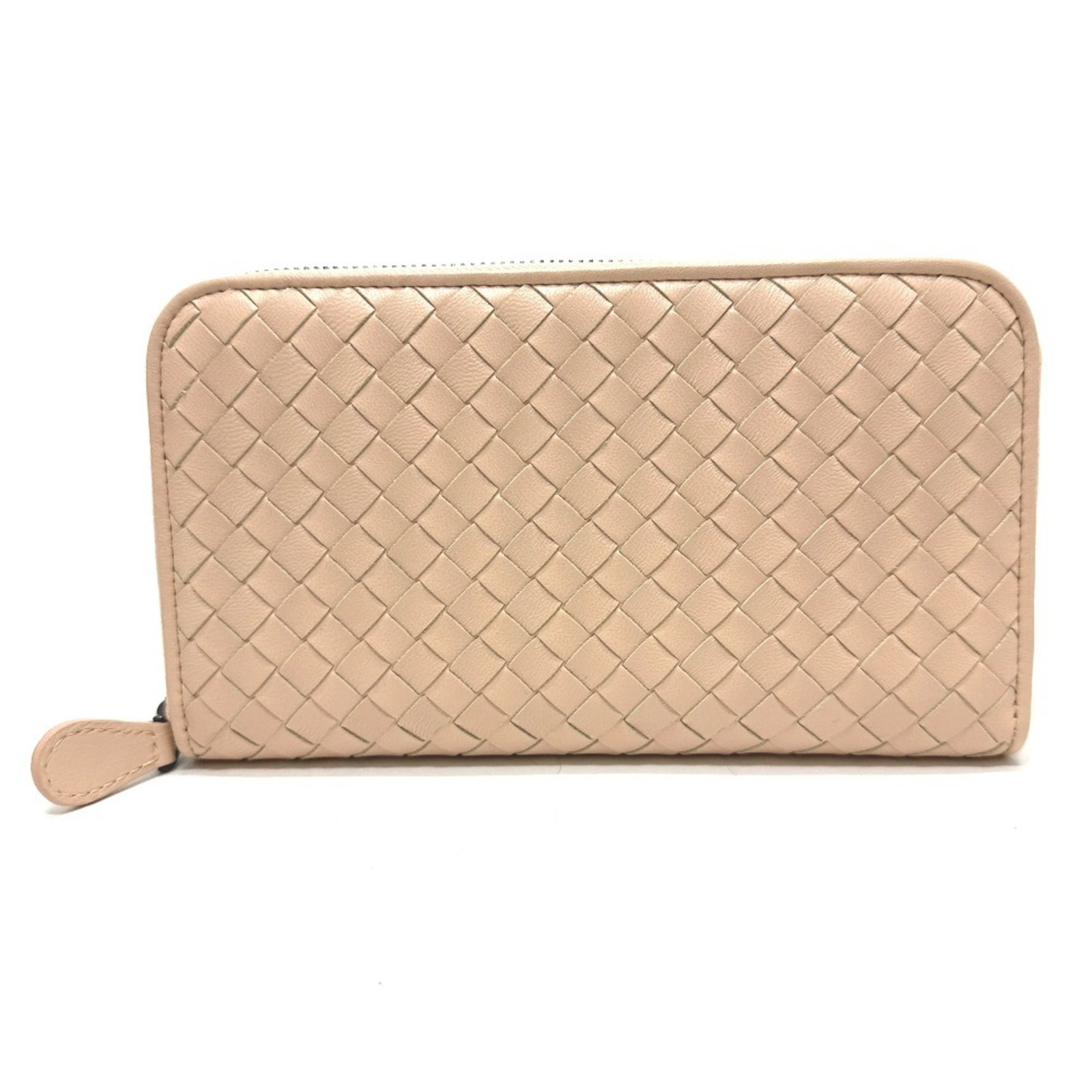 Intrecciato Bi-Fold Wallet Bottega Veneta: Intrecciato Bi-Fold Wallet Bottega Veneta Intrecciato Bi-Fold Wallet Bottega Veneta - A stylish and functional accessory, this pink long wallet features the signature Intrecciato woven pattern and is