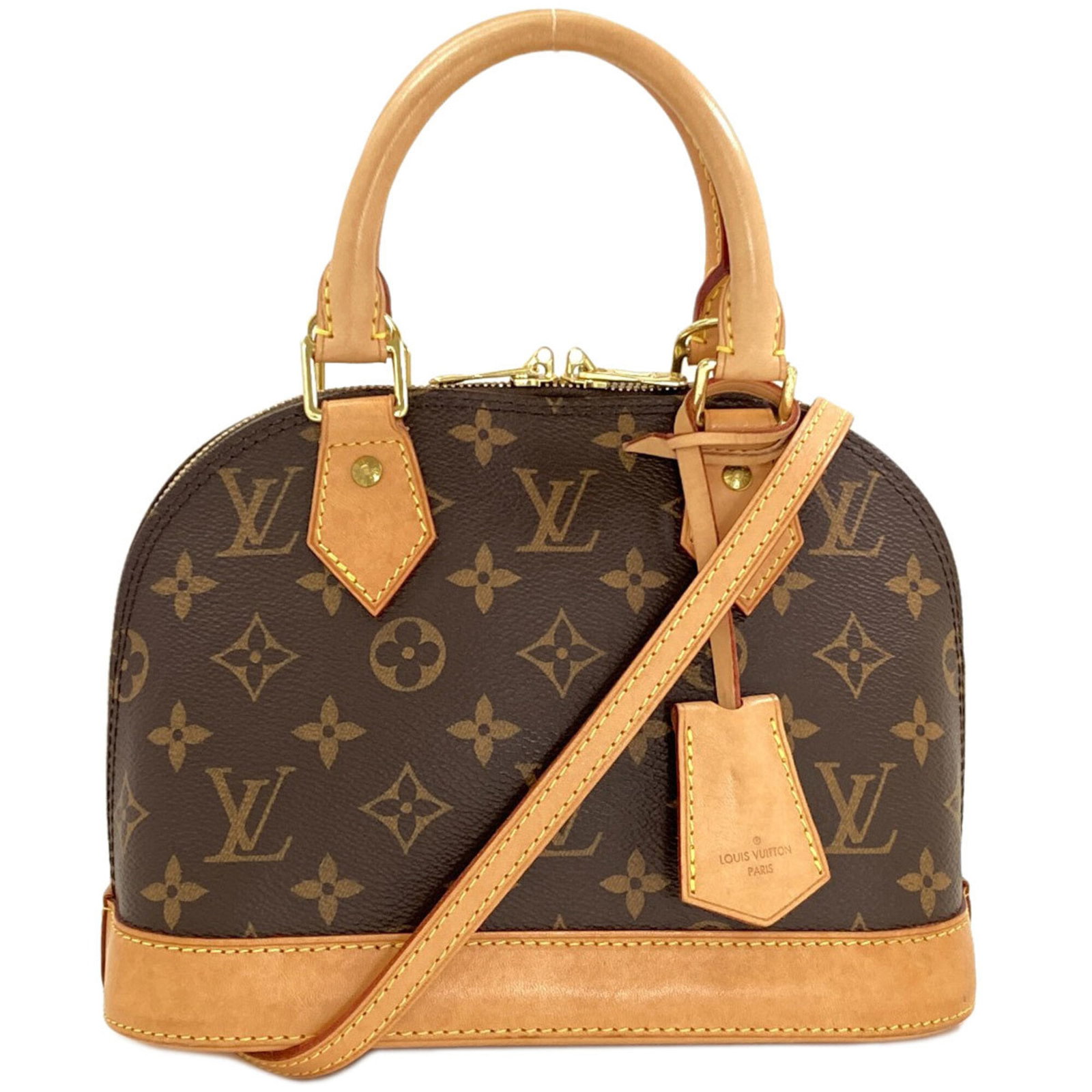 Canvas Monogram Louis Vuitton: Canvas Monogram Louis Vuitton Canvas Monogram Louis Vuitton is a 17cm x 23cm x 11cm brown canvas handbag featuring the iconic monogram pattern. The item bears a signature, adding a touch of personaliz