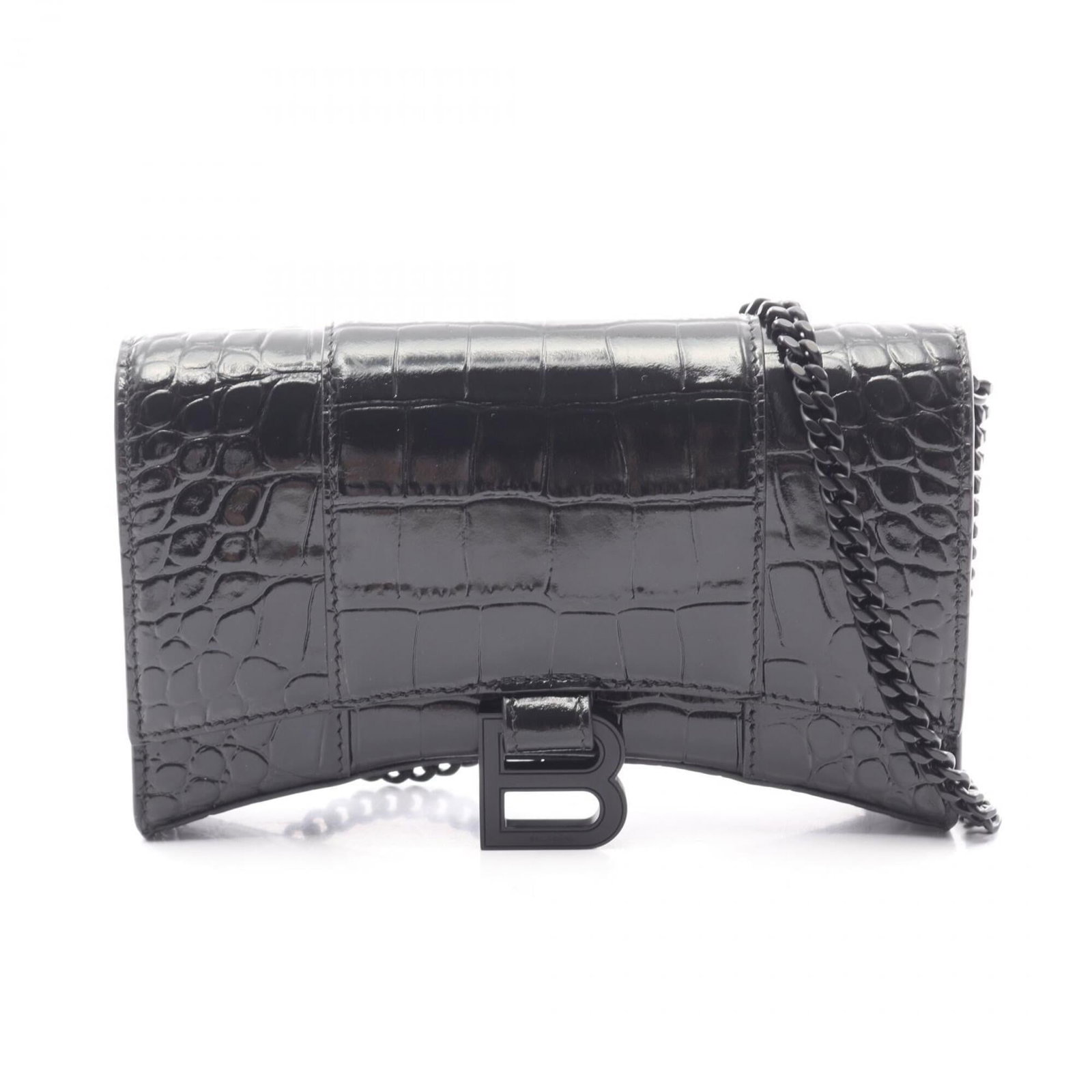 Balenciaga Handbag Shoulder Bag Leather: Balenciaga Handbag Shoulder Bag Leather Black leather Balenciaga shoulder bag with a size of 11cm x 19.5cm x 4cm. This handbag features a sleek design and a compact size, making it a versatile