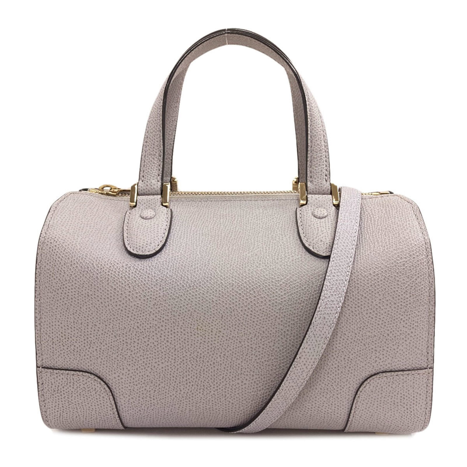 Handbag Leather Valextra: Handbag Leather Valextra Light gray leather Valextra handbag with a sleek design, featuring a zipper closure, open pocket, and snap pocket, all made from high-quality calfskin material. The bag's spac