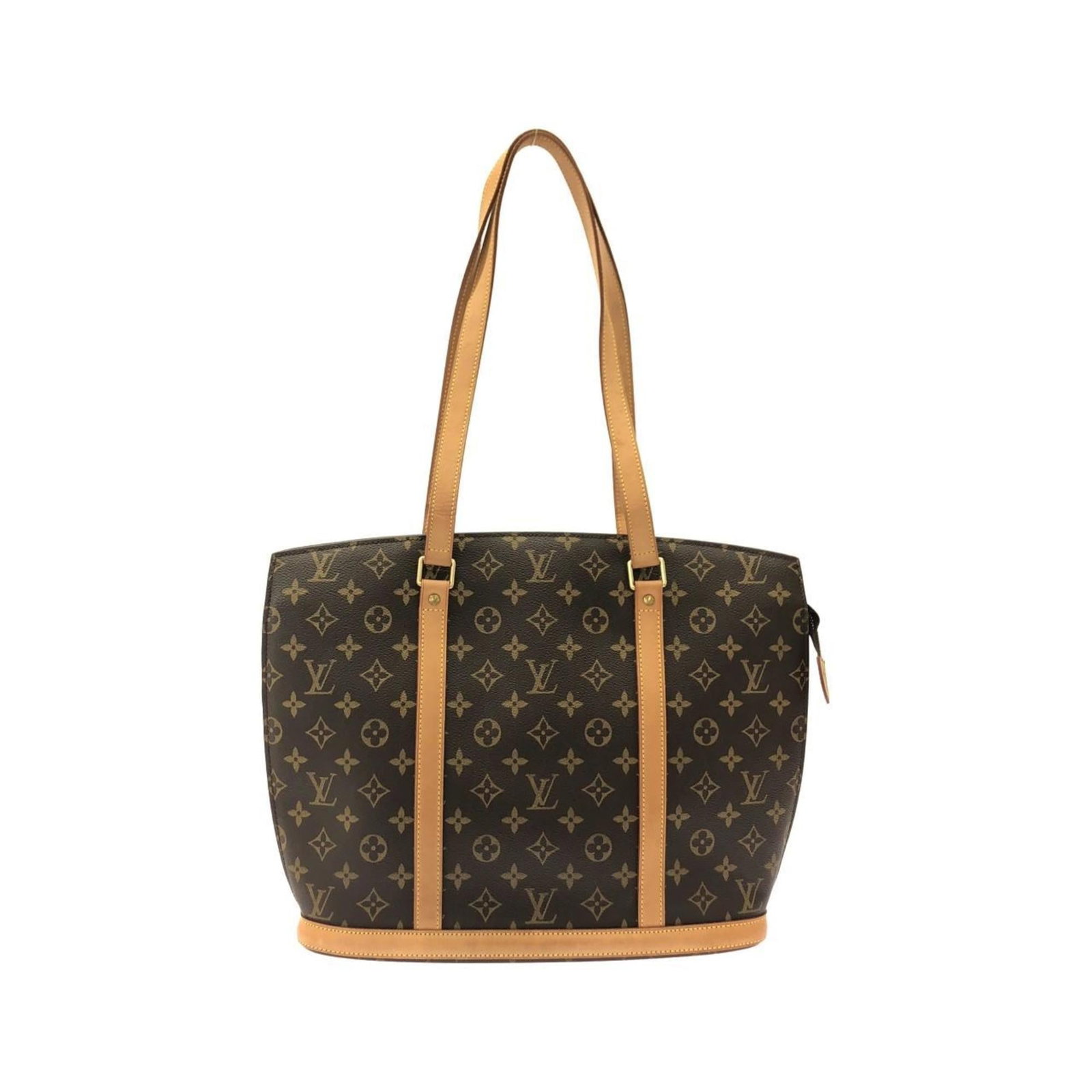 Louis Vuitton Handbag Coated Canvas: Louis Vuitton Handbag Coated Canvas Coated canvas construction provides a durable and stylish finish. This Louis Vuitton handbag boasts a classic brown color and a versatile size, making it a practica
