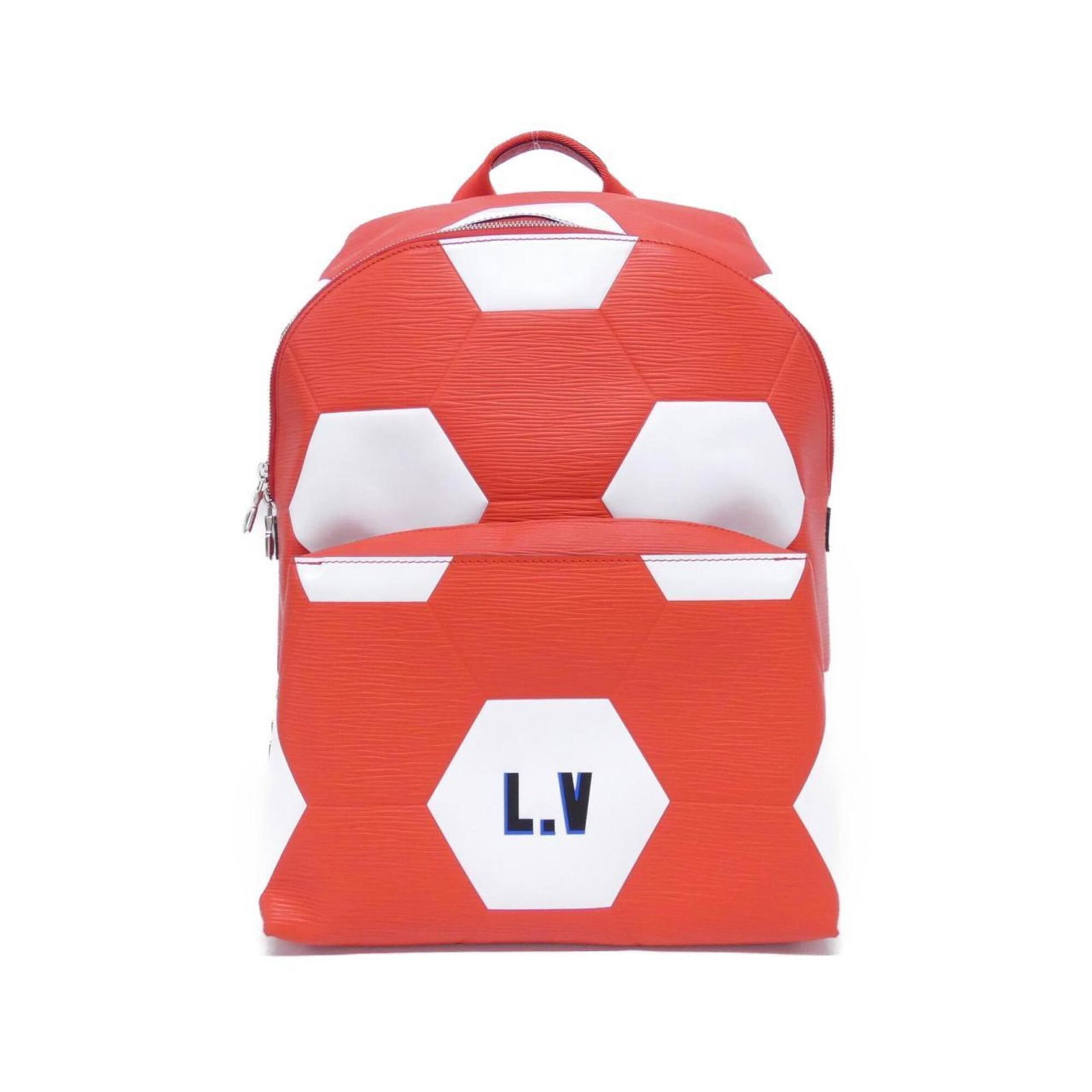 Backpack Leather Louis Vuitton: Backpack Leather Louis Vuitton 40cm x 37cm x 20cm Louis Vuitton MPN M52117 Leather Backpack in Rouge Color with Silver Hardware. Made from high-quality Calf Leather, this stylish backpack features a